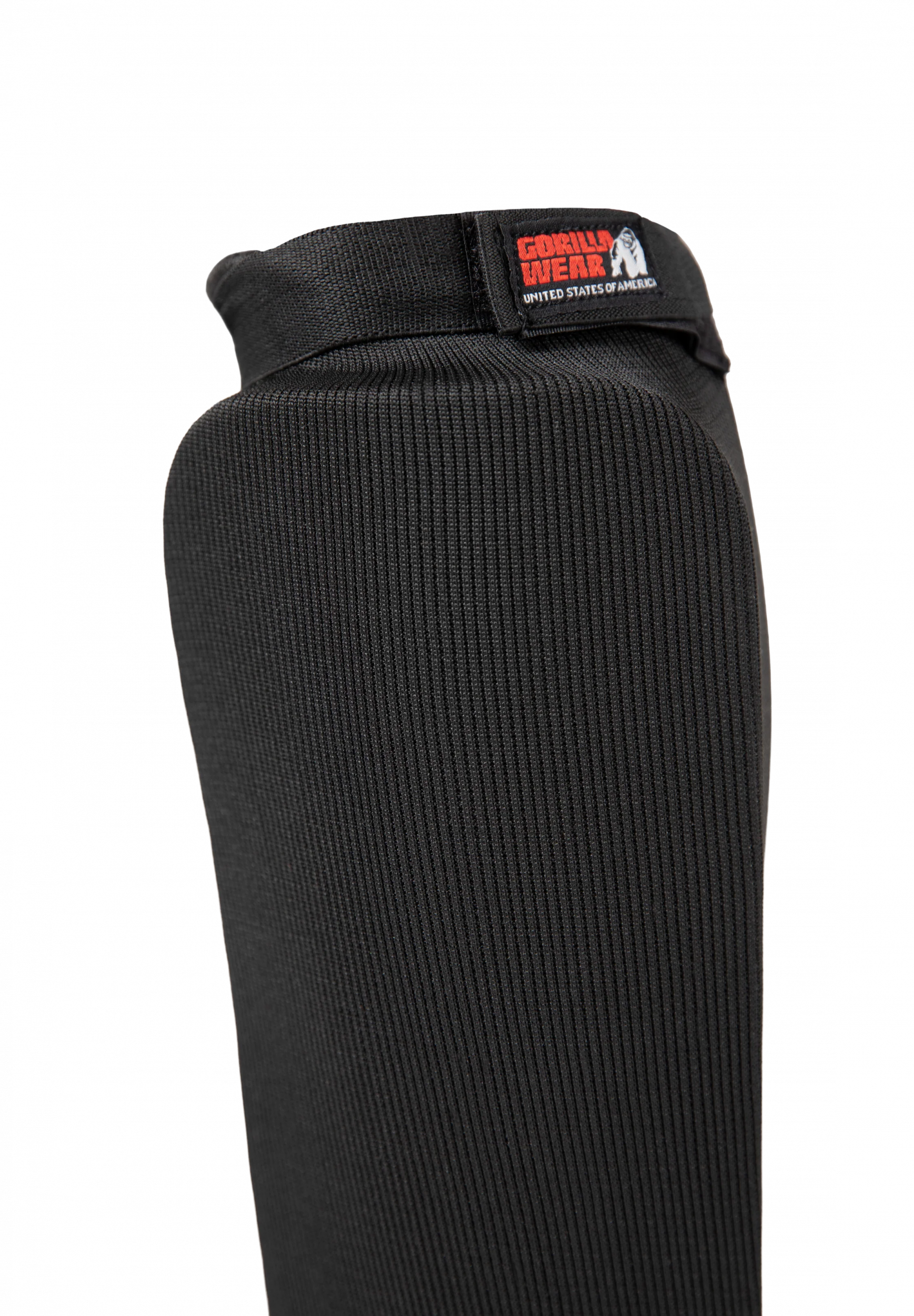 Jefferson Shin Guards - Black – photo officielle Gorilla Wear 3