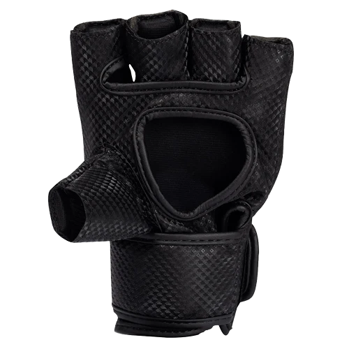 Manton MMA Gloves (With Thumb) - Black/White – photo officielle Gorilla Wear 3