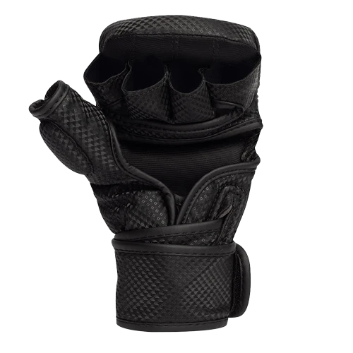 Ely MMA Sparring Gloves - Black/White – photo officielle Gorilla Wear 3