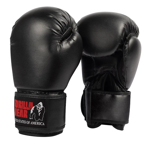 Mosby Boxing Gloves - Black – photo originale Gorilla Wear 1