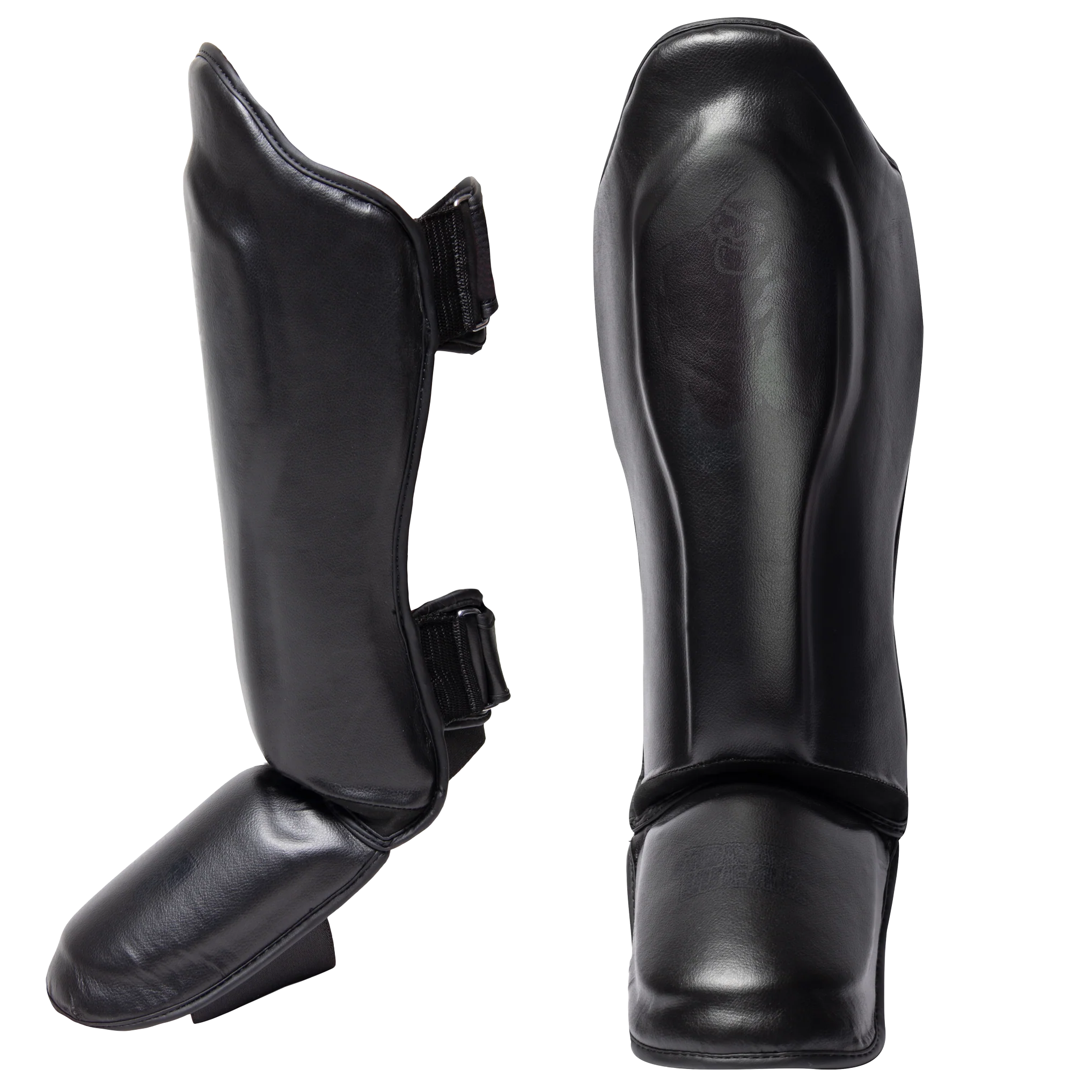 Mosby Shin Guards - Black – photo originale Gorilla Wear 1