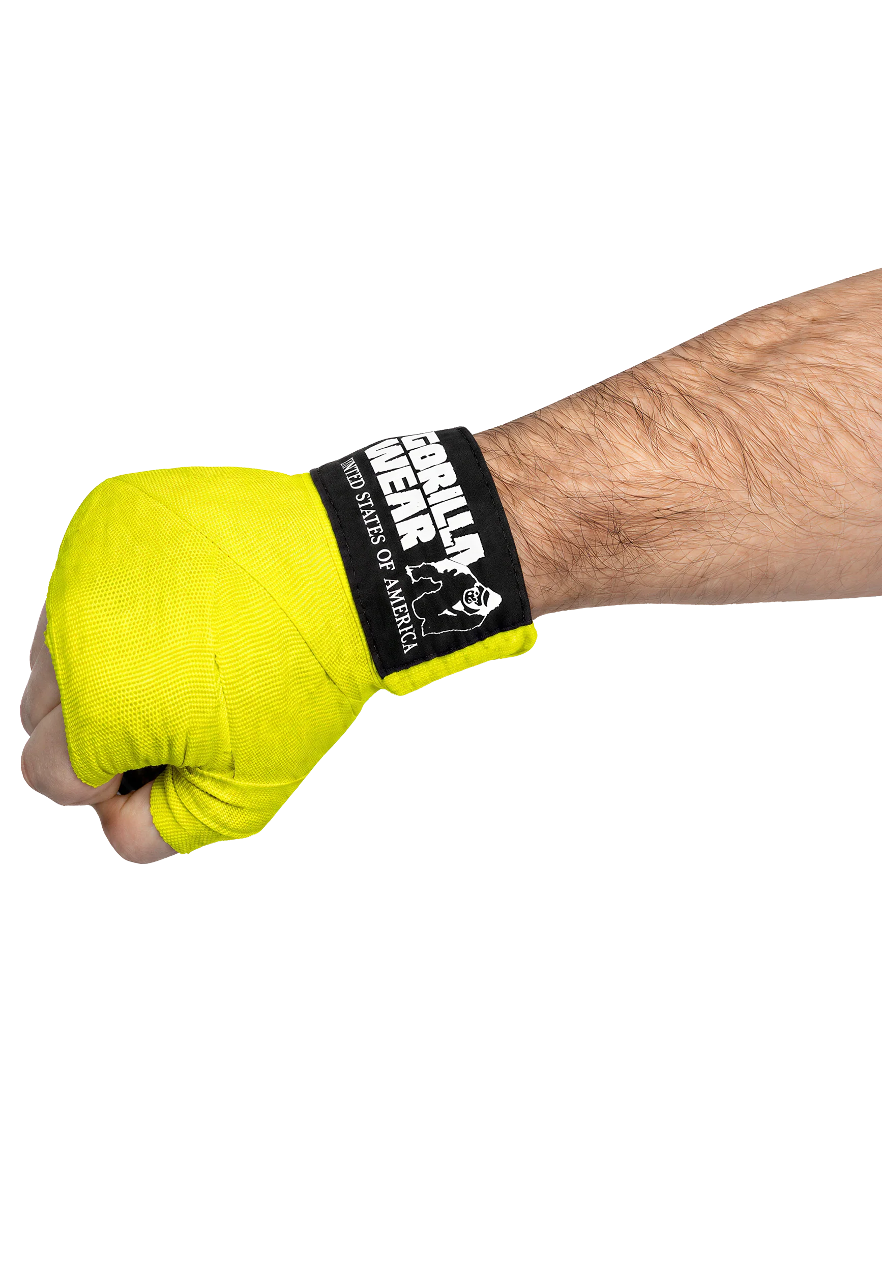 Boxing Hand Wraps - Yellow – photo originale Gorilla Wear 3