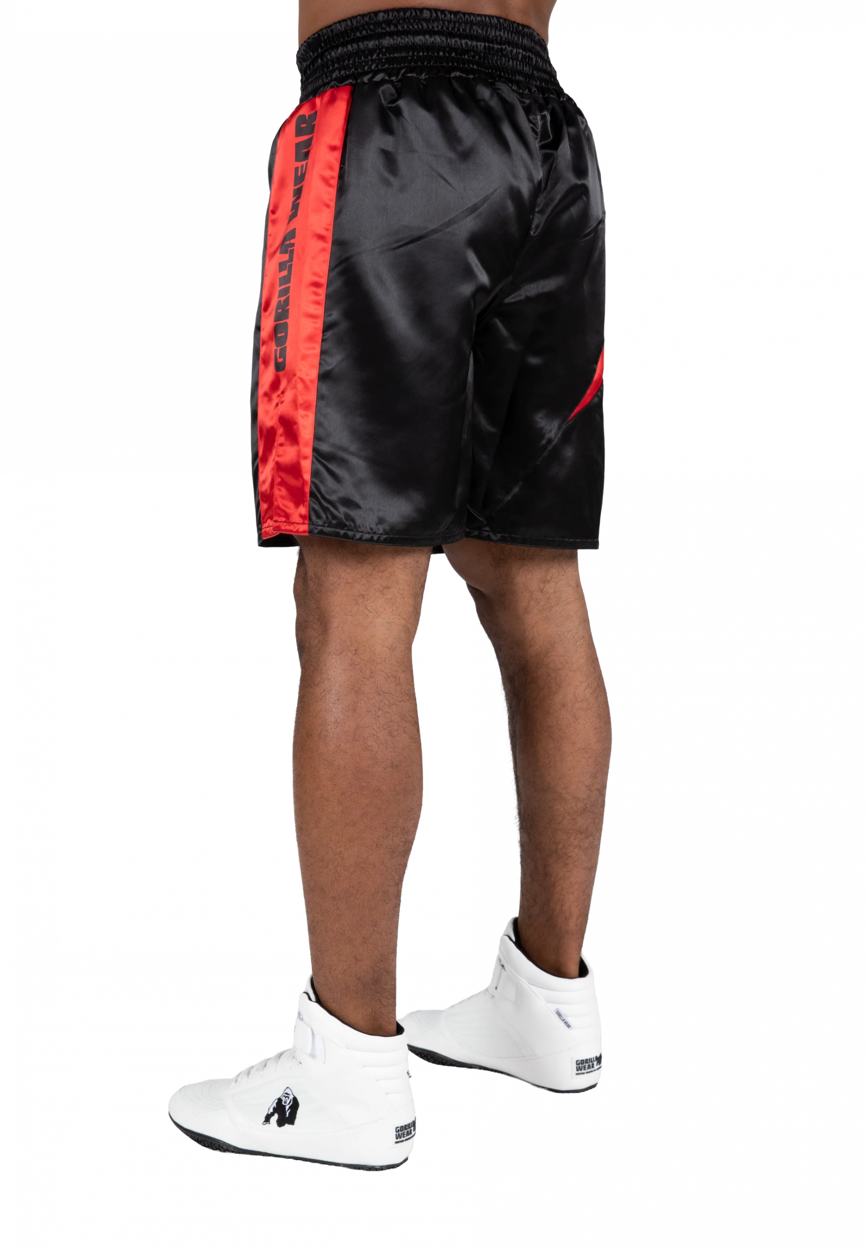 Hornell Boxing Shorts - Black/Red – photo originale Gorilla Wear 2