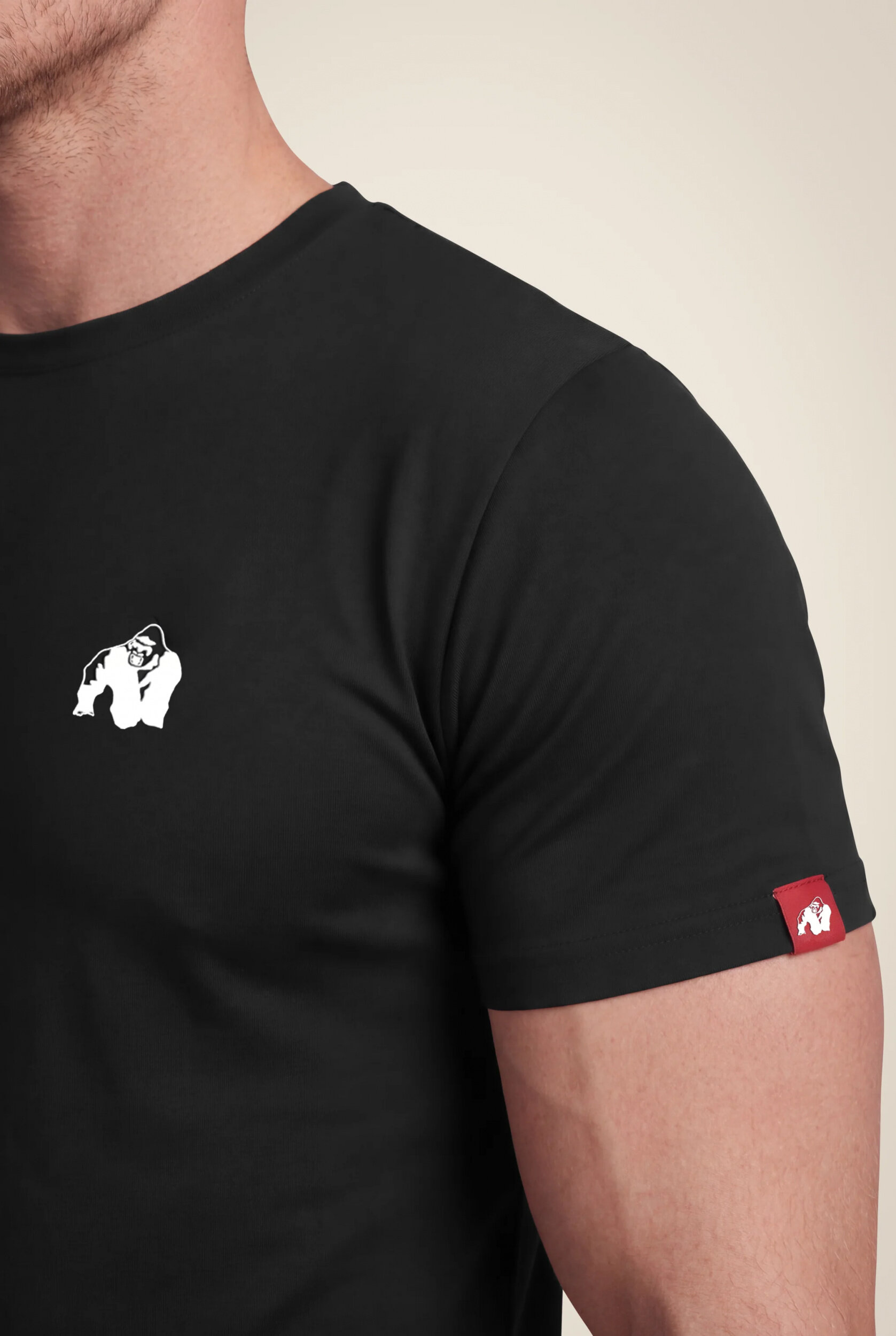 T-shirt Colton noir Gorilla Wear, autre angle