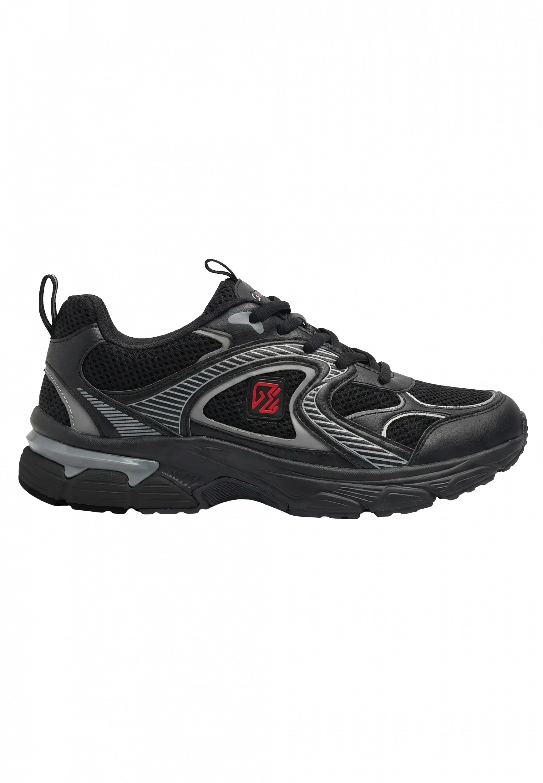 Chaussures Gwear Urban Motion noires Gorilla Wear, vue de la paire