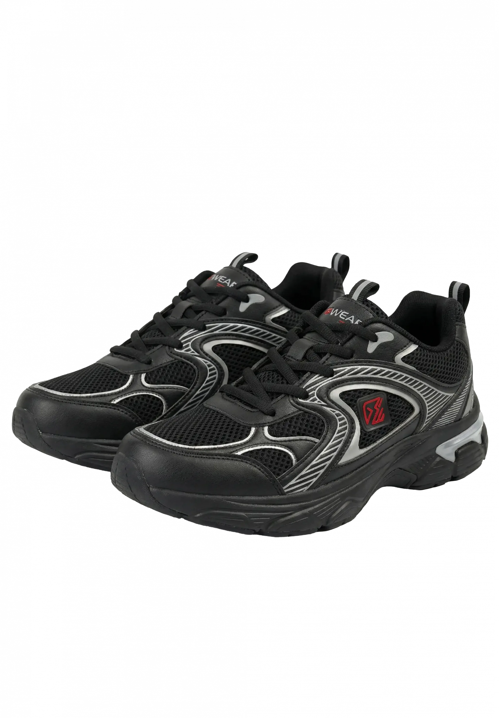 Baskets Gwear Urban Motion noires, autre angle