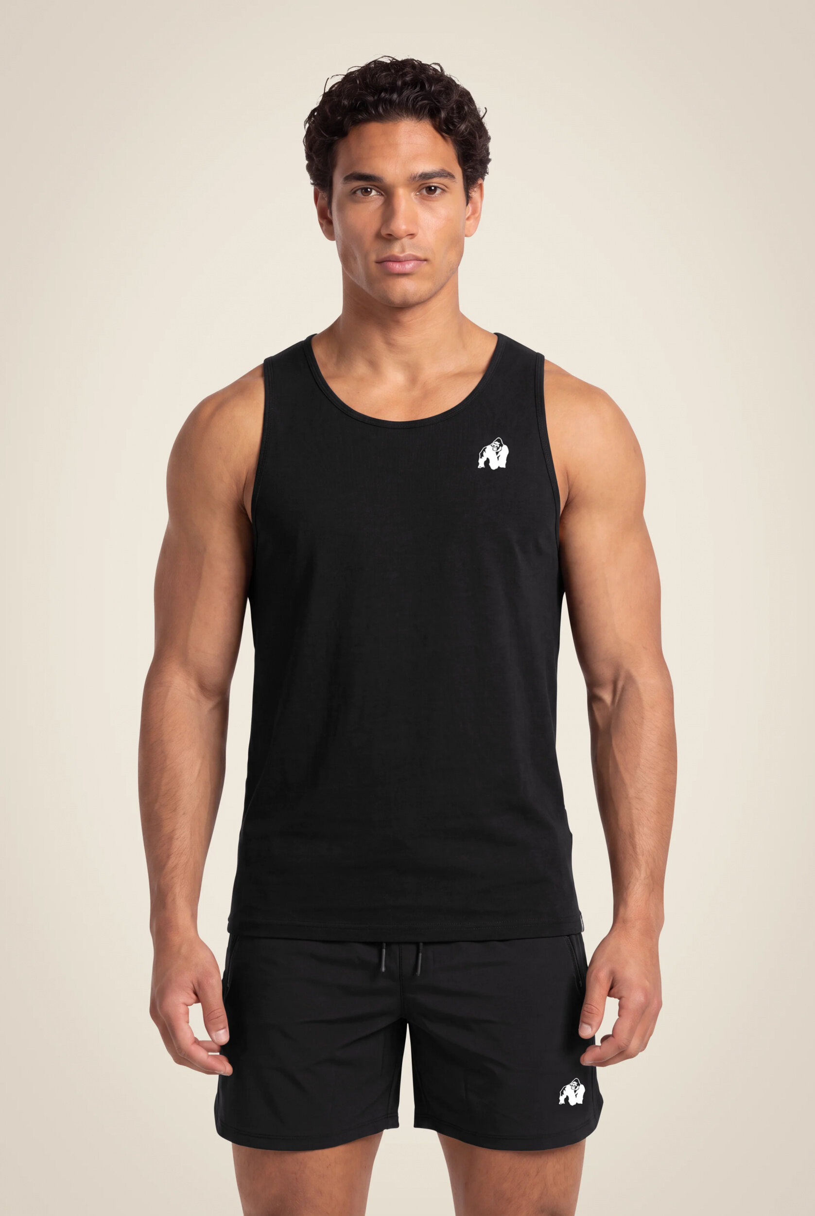 Débardeur Colton Gorilla Wear homme noir - vue principale