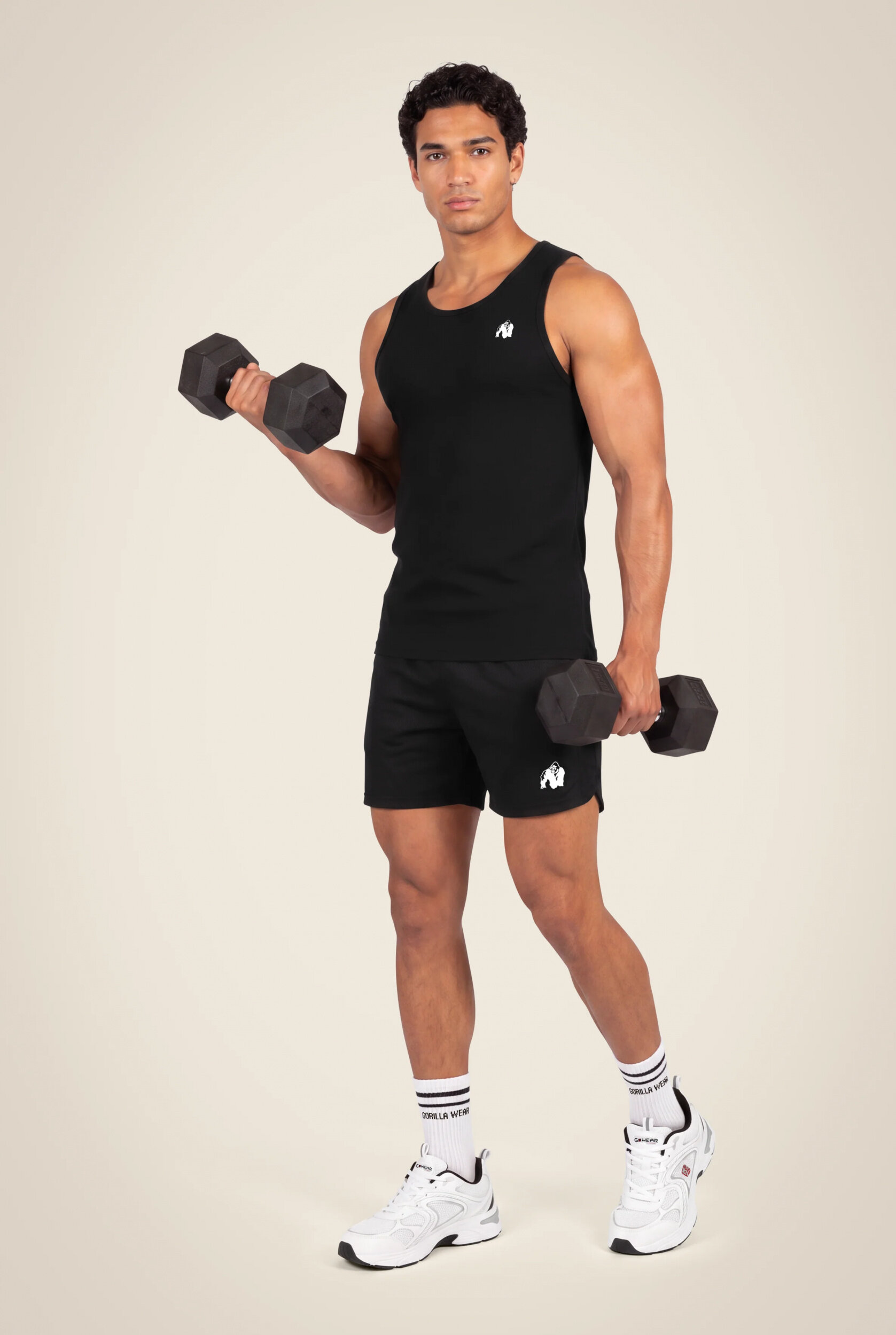 Débardeur Colton Gorilla Wear homme noir - vue 3