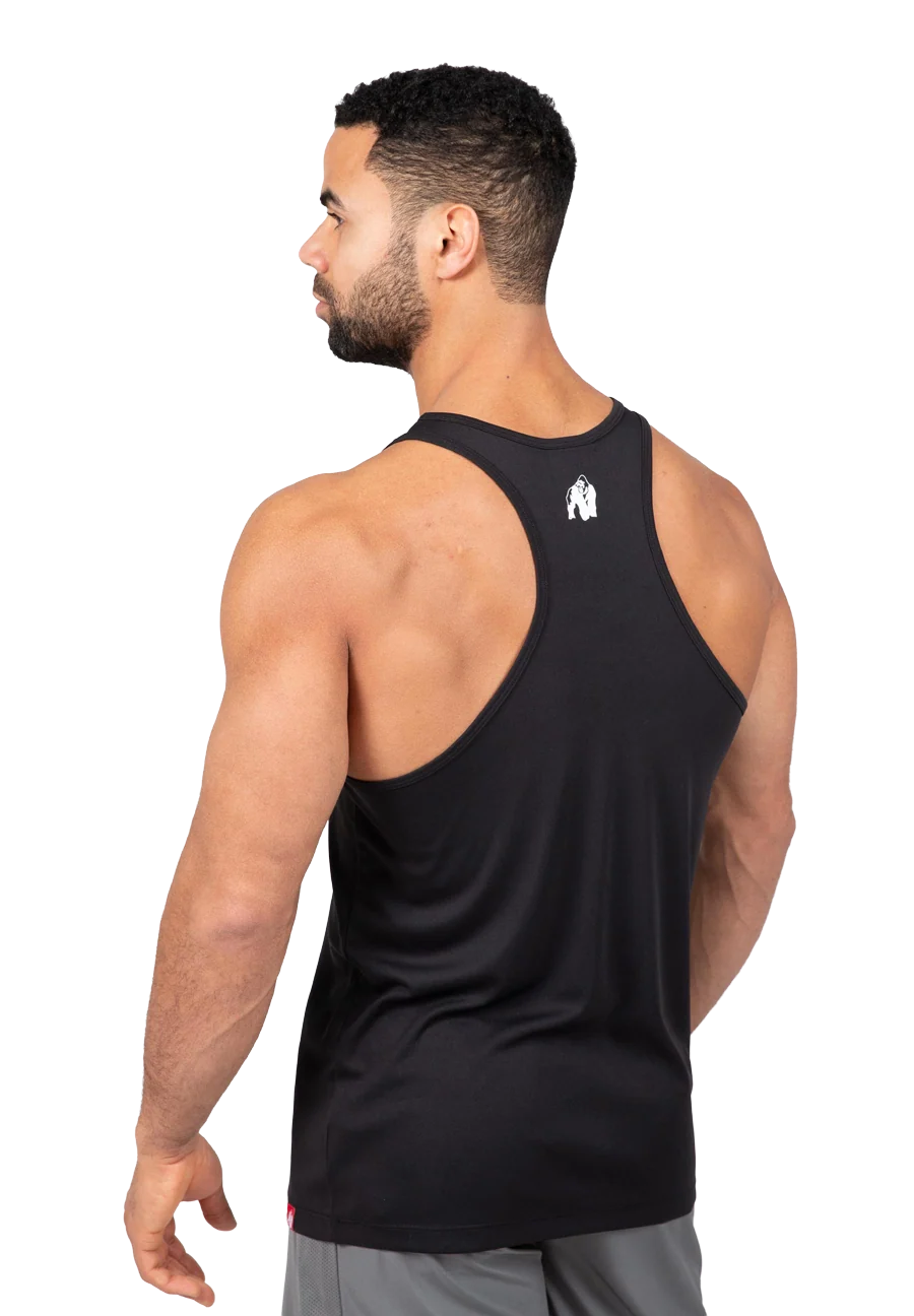 Débardeur Classic Training noir Gorilla Wear homme, vue 2