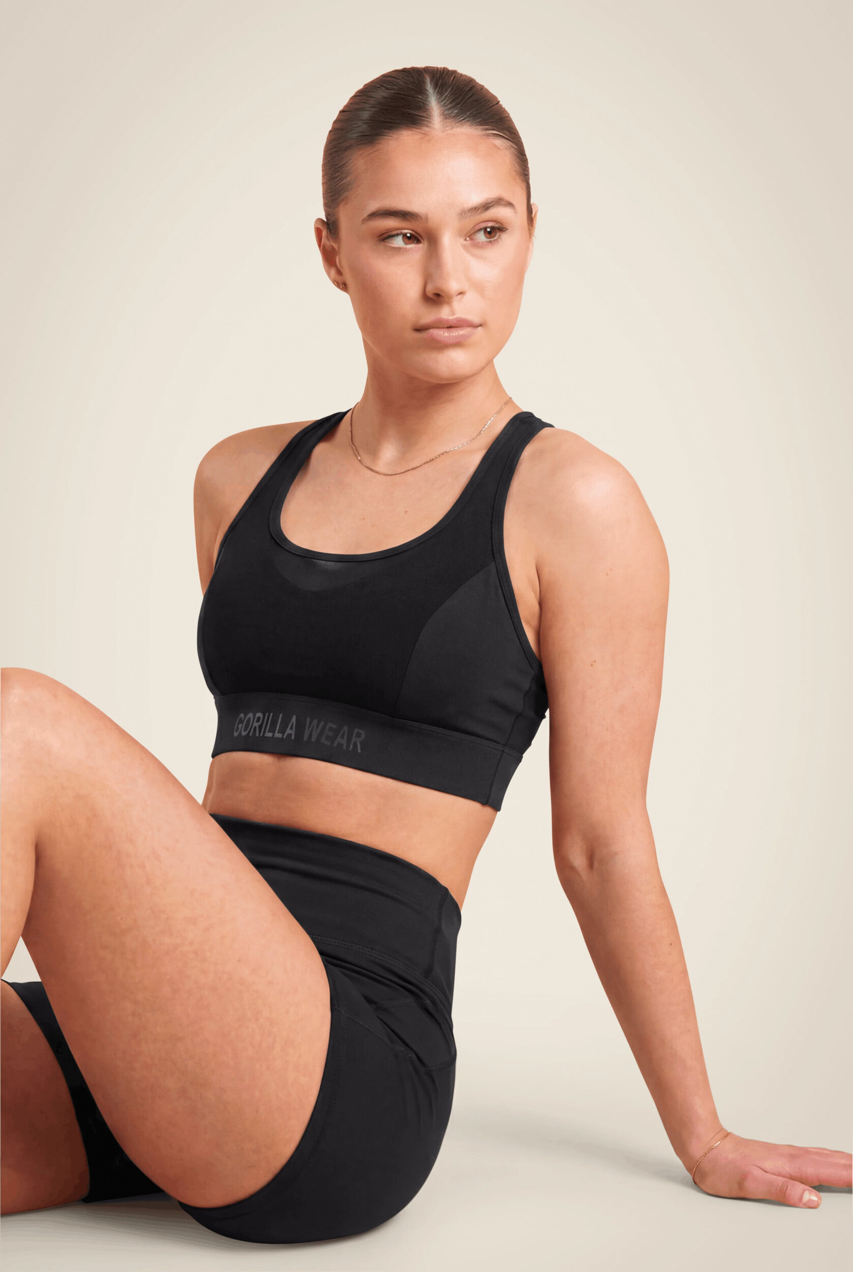 Brassière Riley maintien élevé Gorilla Wear - Noir, vue 3
