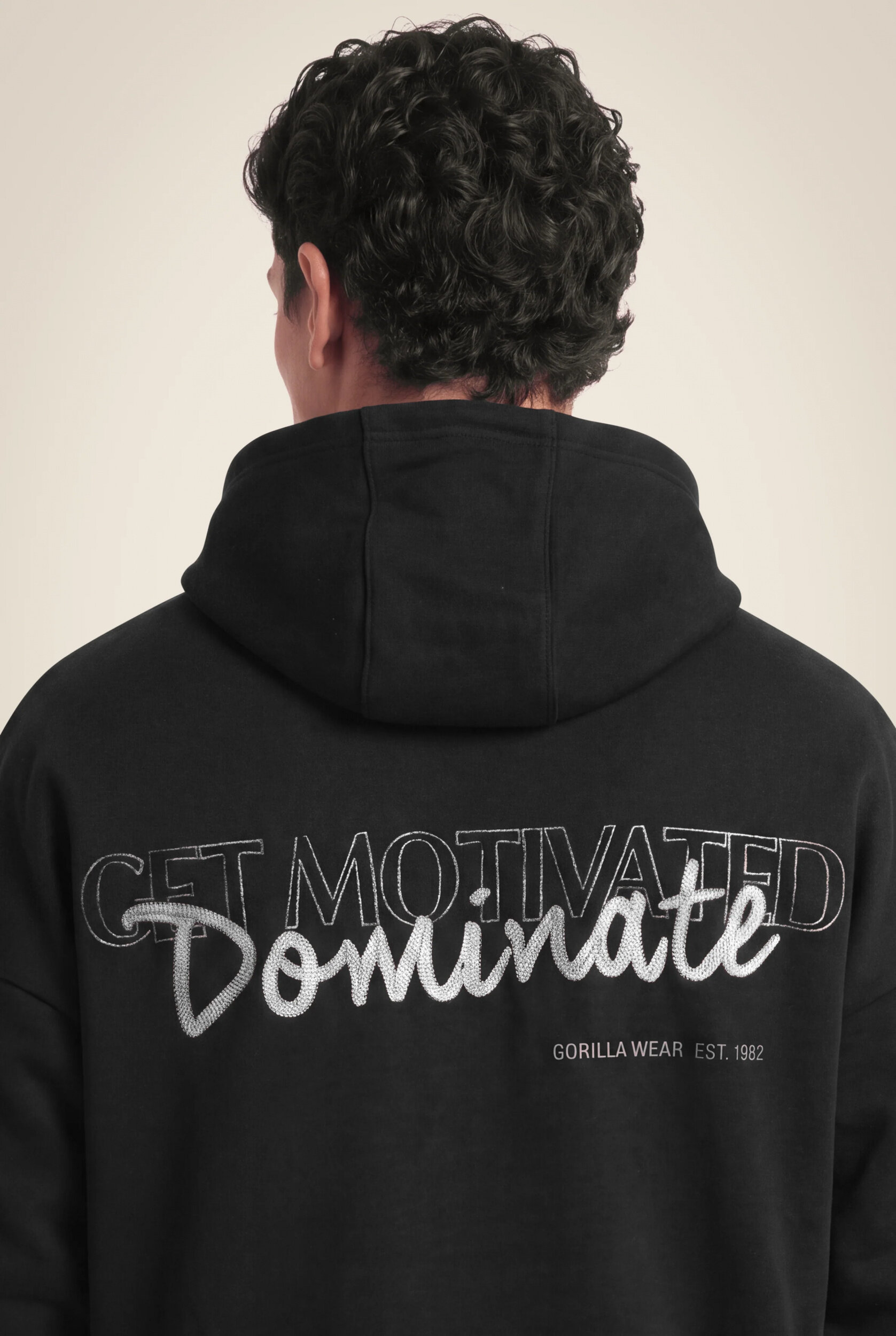 Sweat à capuche Jordan Oversized Gorilla Wear homme - Noir, photo 5