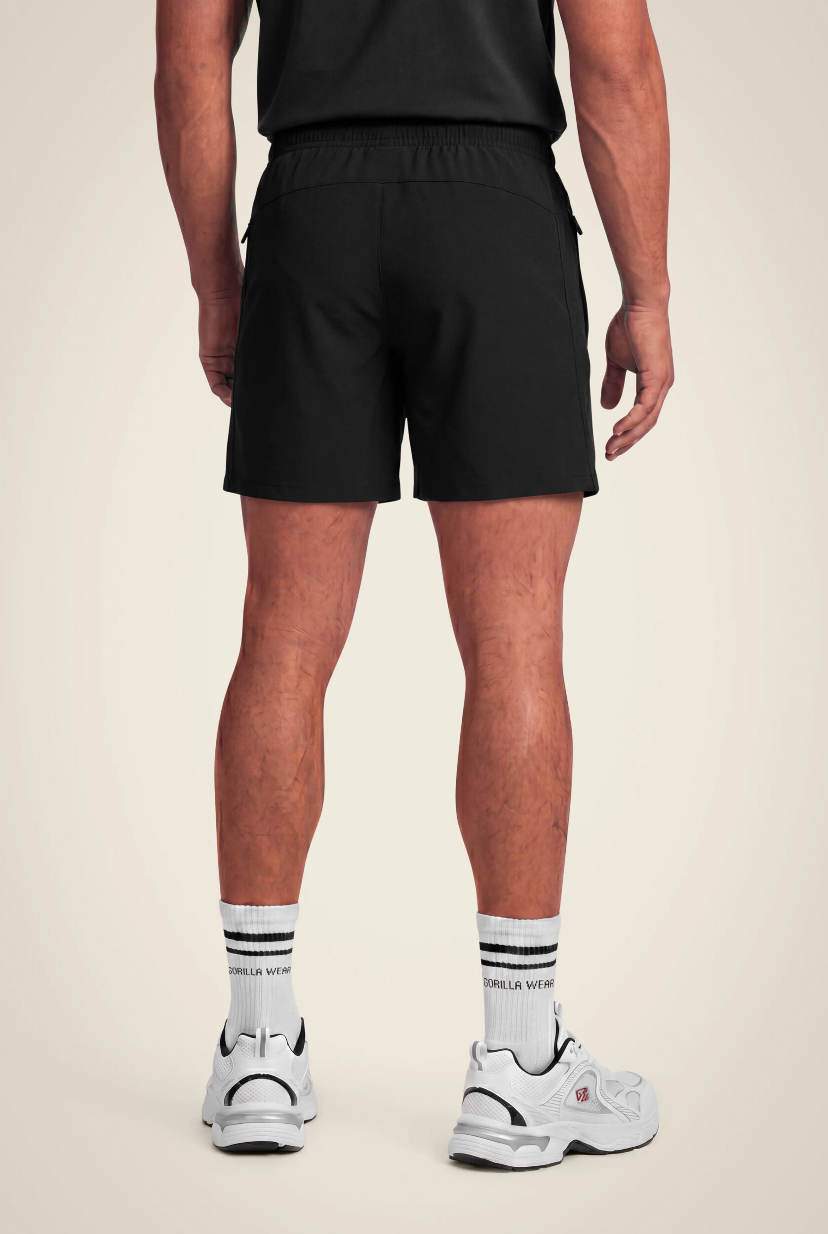 Short Glasgow Gorilla Wear homme - Noir, vue officielle 2