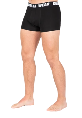 Lot de 3 boxers Gorilla Wear homme - Noir, vue officielle 2
