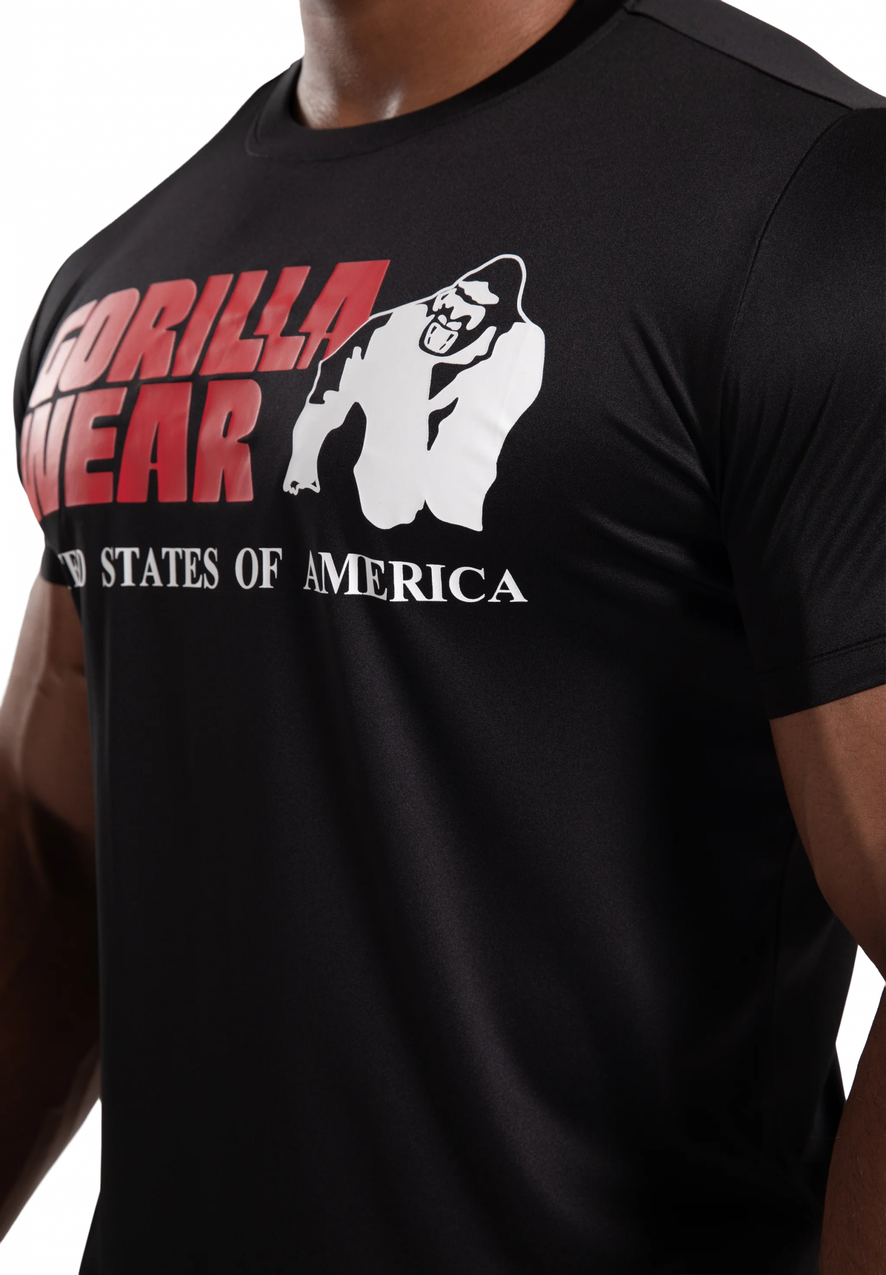 T-shirt Classic Training Gorilla Wear homme - Noir, vue officielle 4