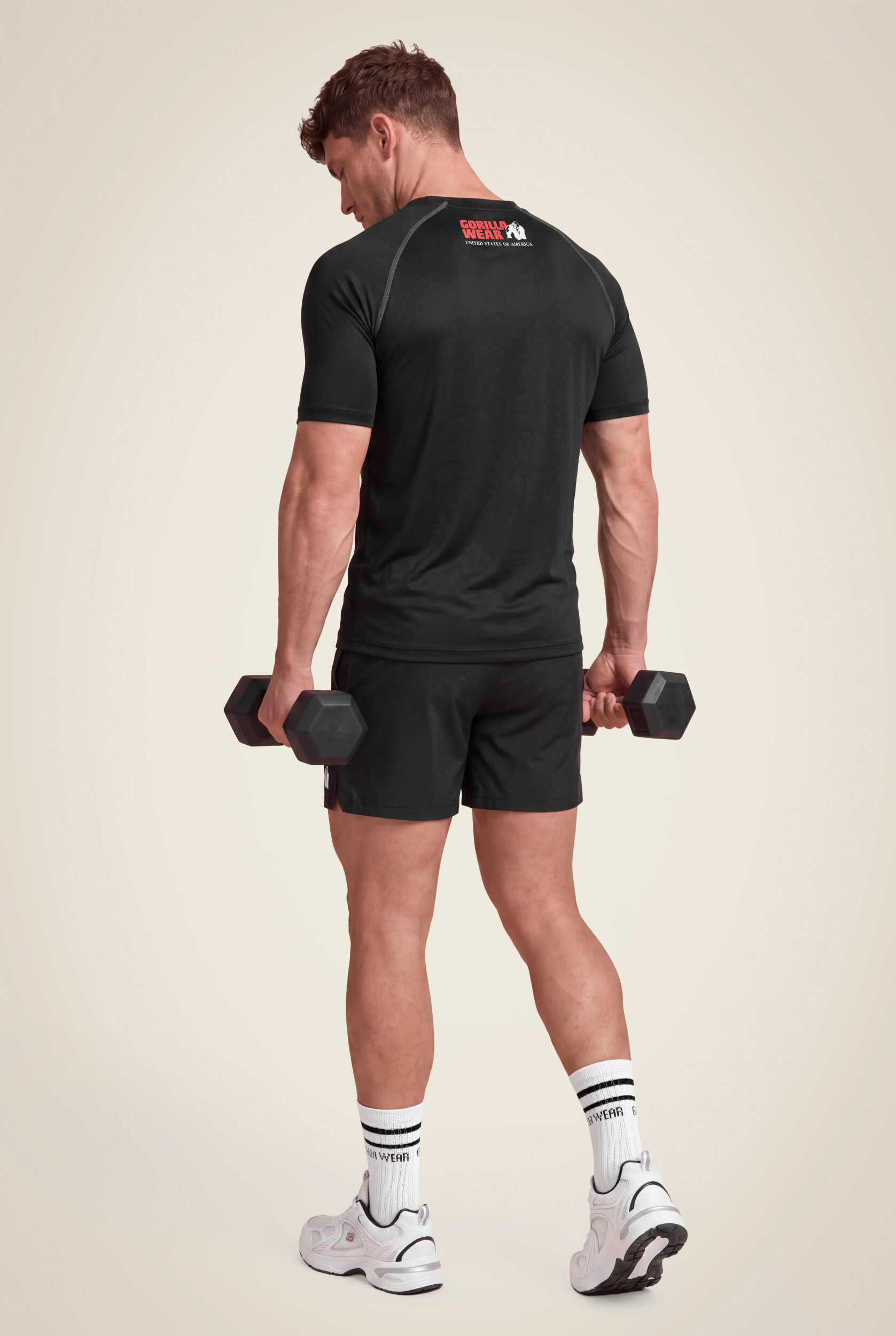 T-shirt Performance Gorilla Wear homme - Noir, vue officielle 3