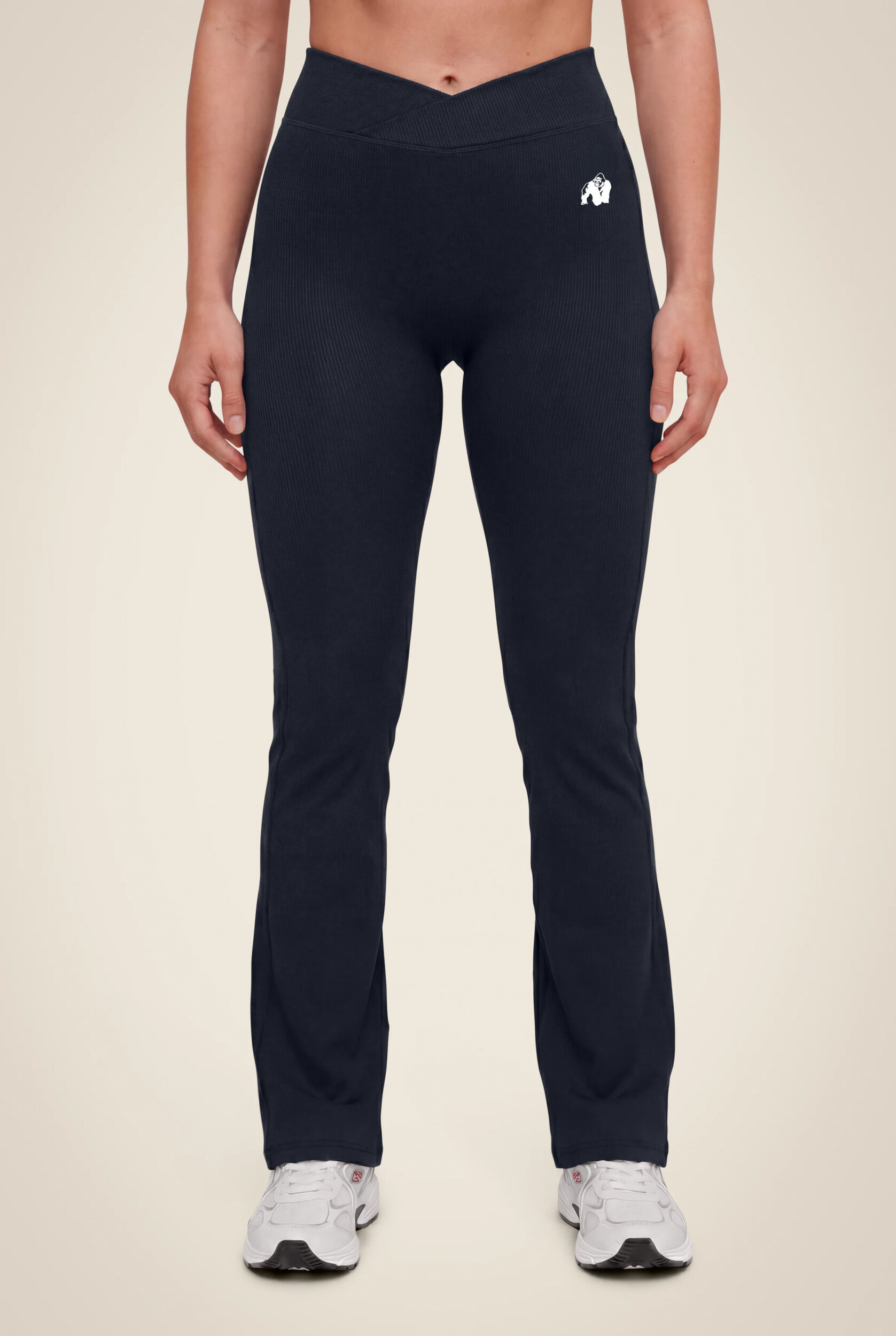 Legging évasé Carmen Gorilla Wear femme - Noir, vue officielle 2
