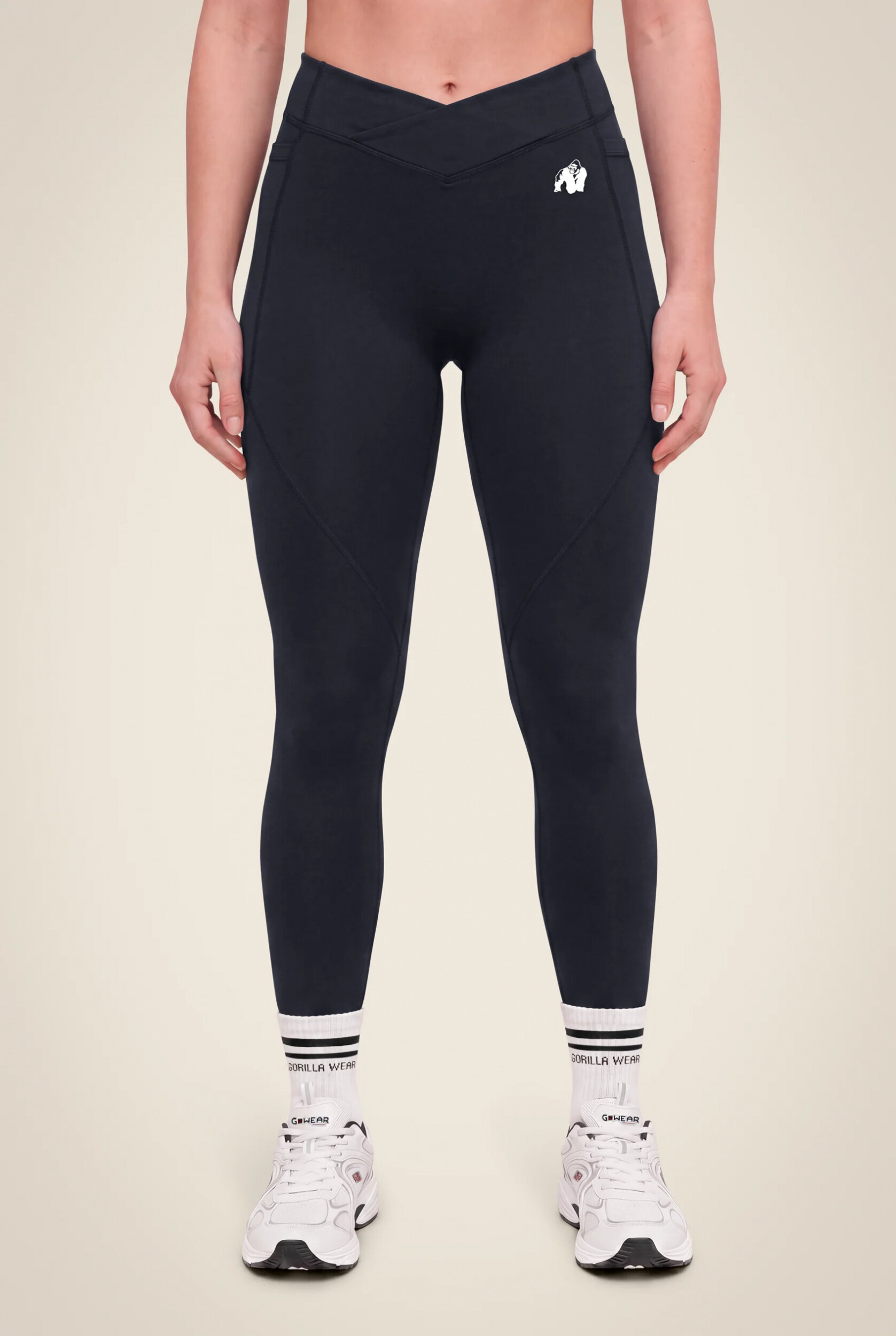 Legging Willow Gorilla Wear femme - Noir, vue officielle 2