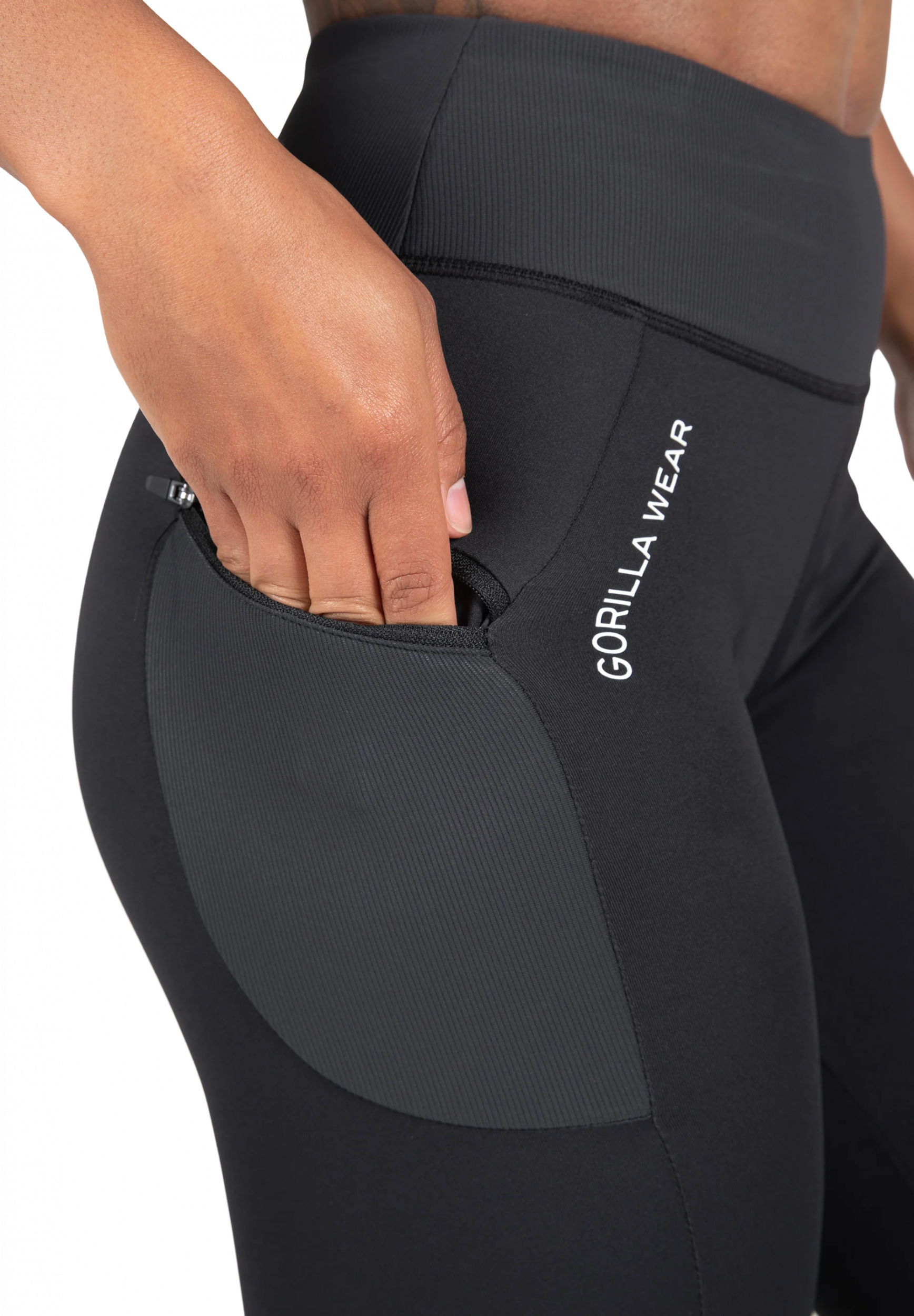 Legging Monroe 7/8 Gorilla Wear femme - Noir, vue officielle 4