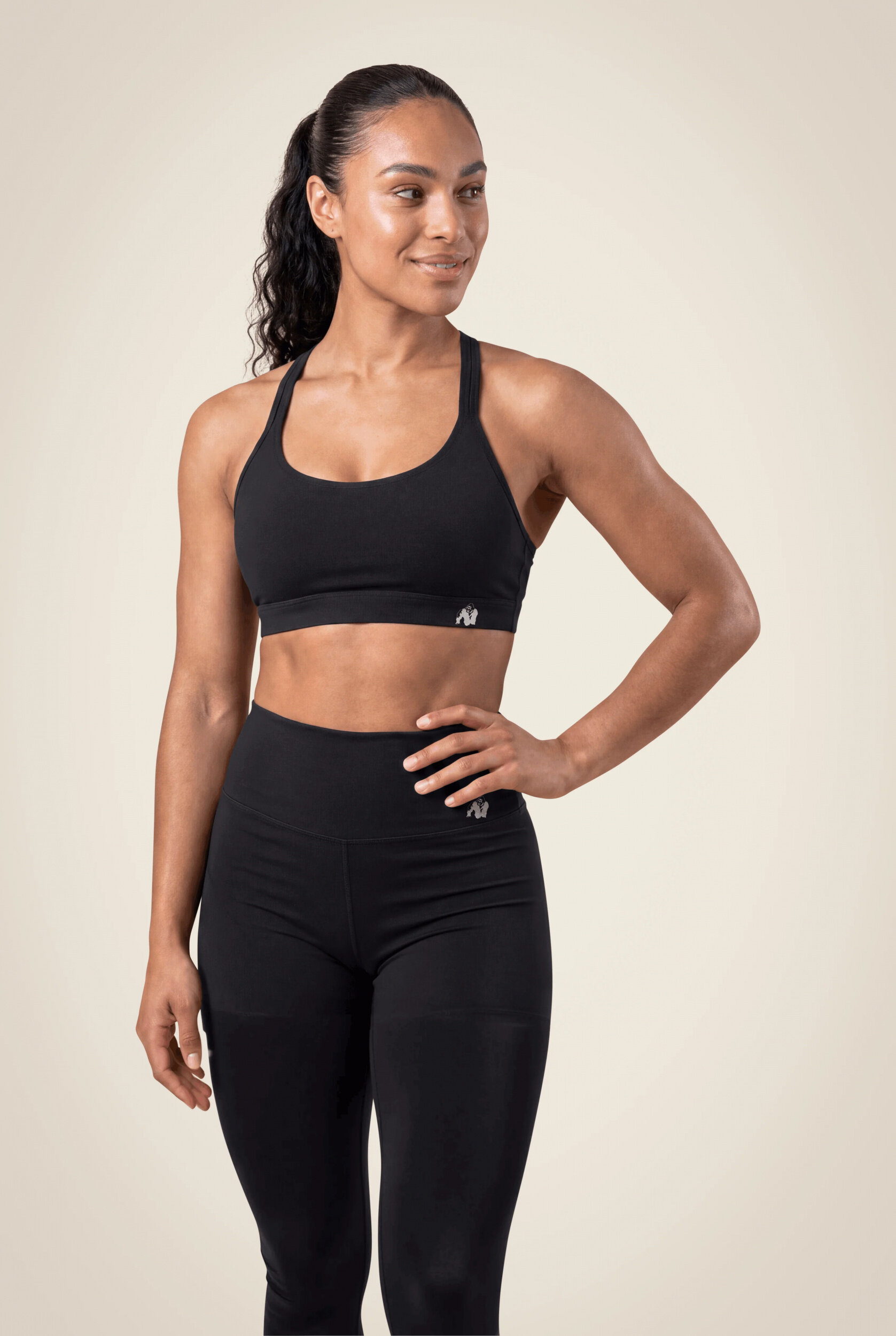 Brassière Meta Gorilla Wear femme - Noir, vue officielle 1