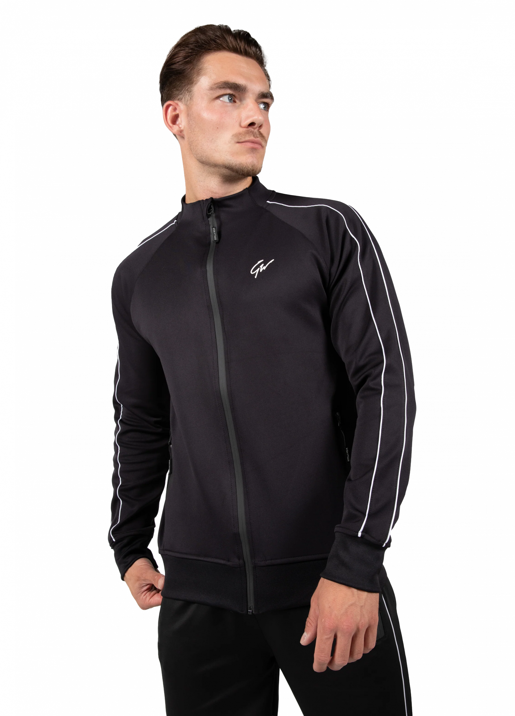 Veste Wenden Gorilla Wear homme - Noir/Blanc, vue officielle 1