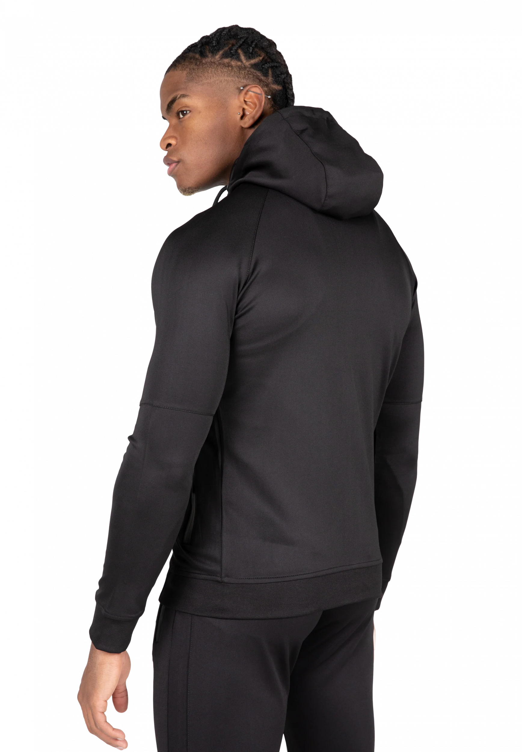 Veste à capuche Sullivan Gorilla Wear homme - Noir, vue officielle 2