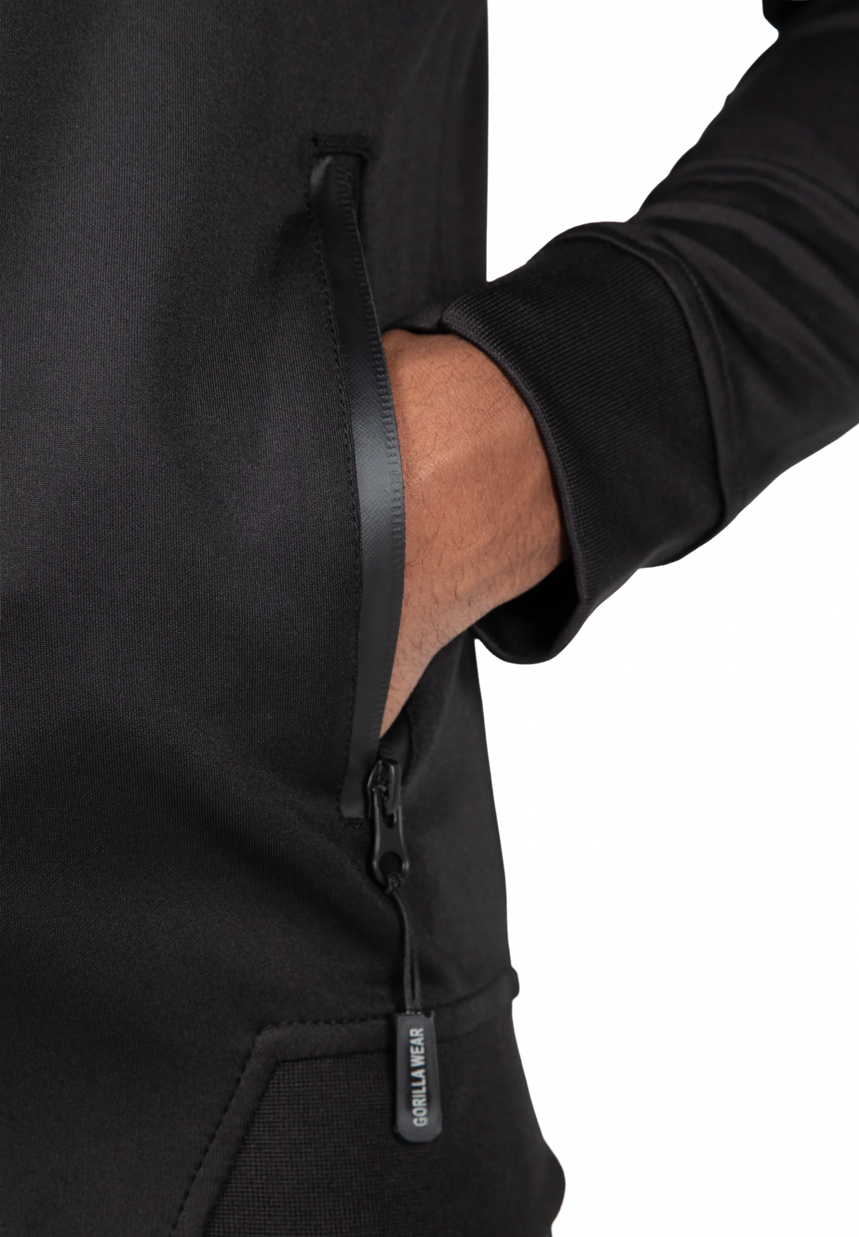 Veste à capuche Sullivan Gorilla Wear homme - Noir, vue officielle 4
