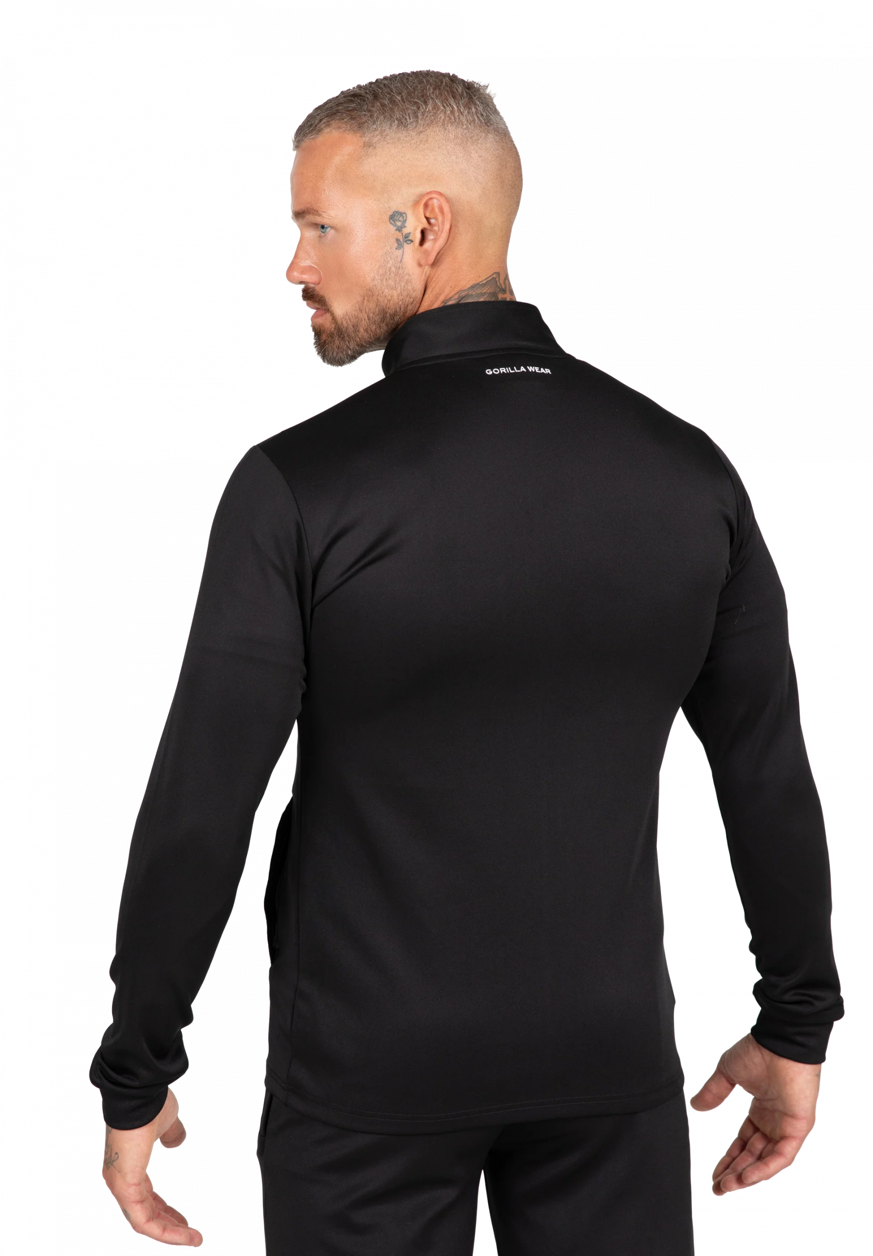 Veste de training Vernon Gorilla Wear homme - Noir, vue officielle 2