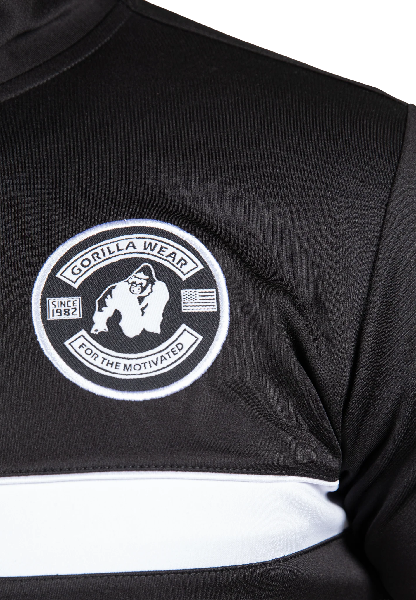 Veste de training Vernon Gorilla Wear homme - Noir, vue officielle 5