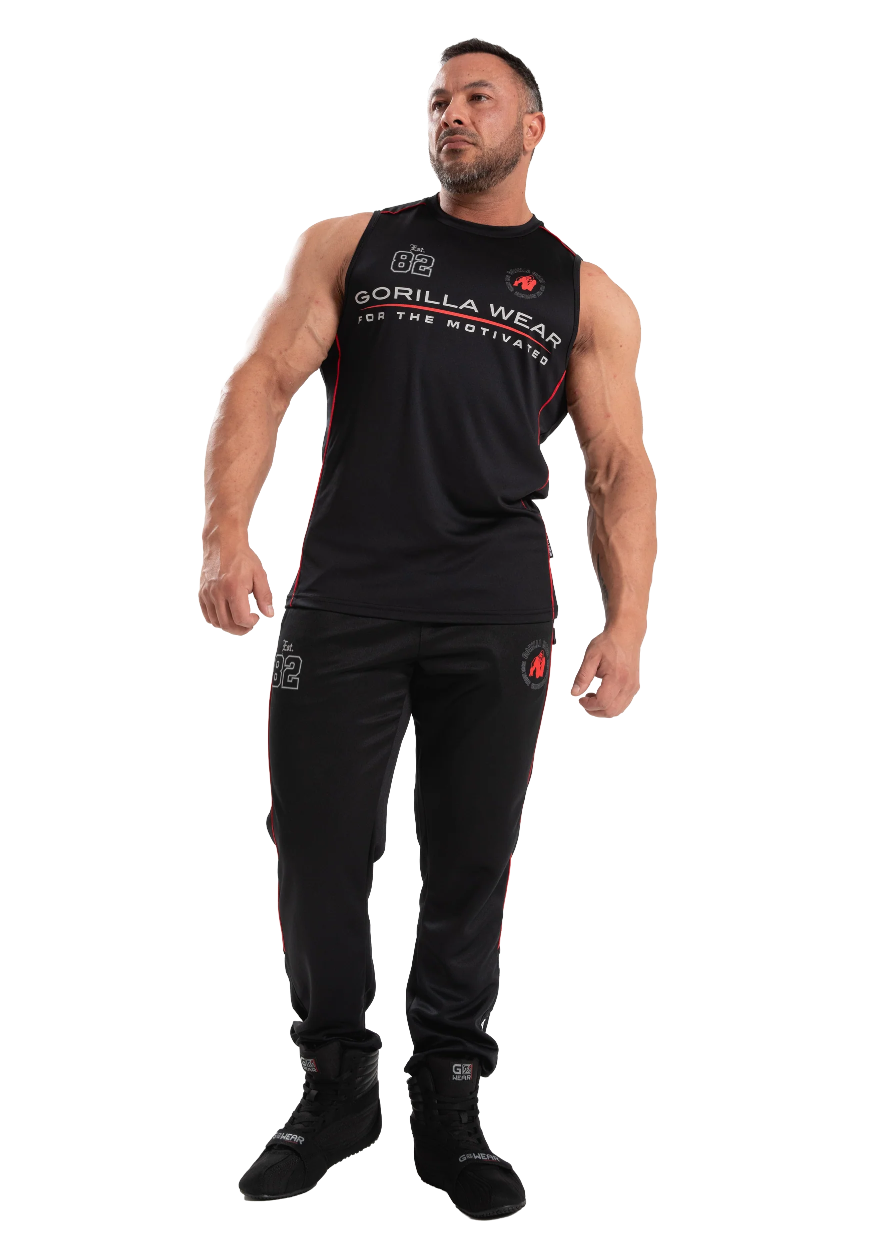 Pantalon de training Broxton Gorilla Wear homme - Noir - vue 3