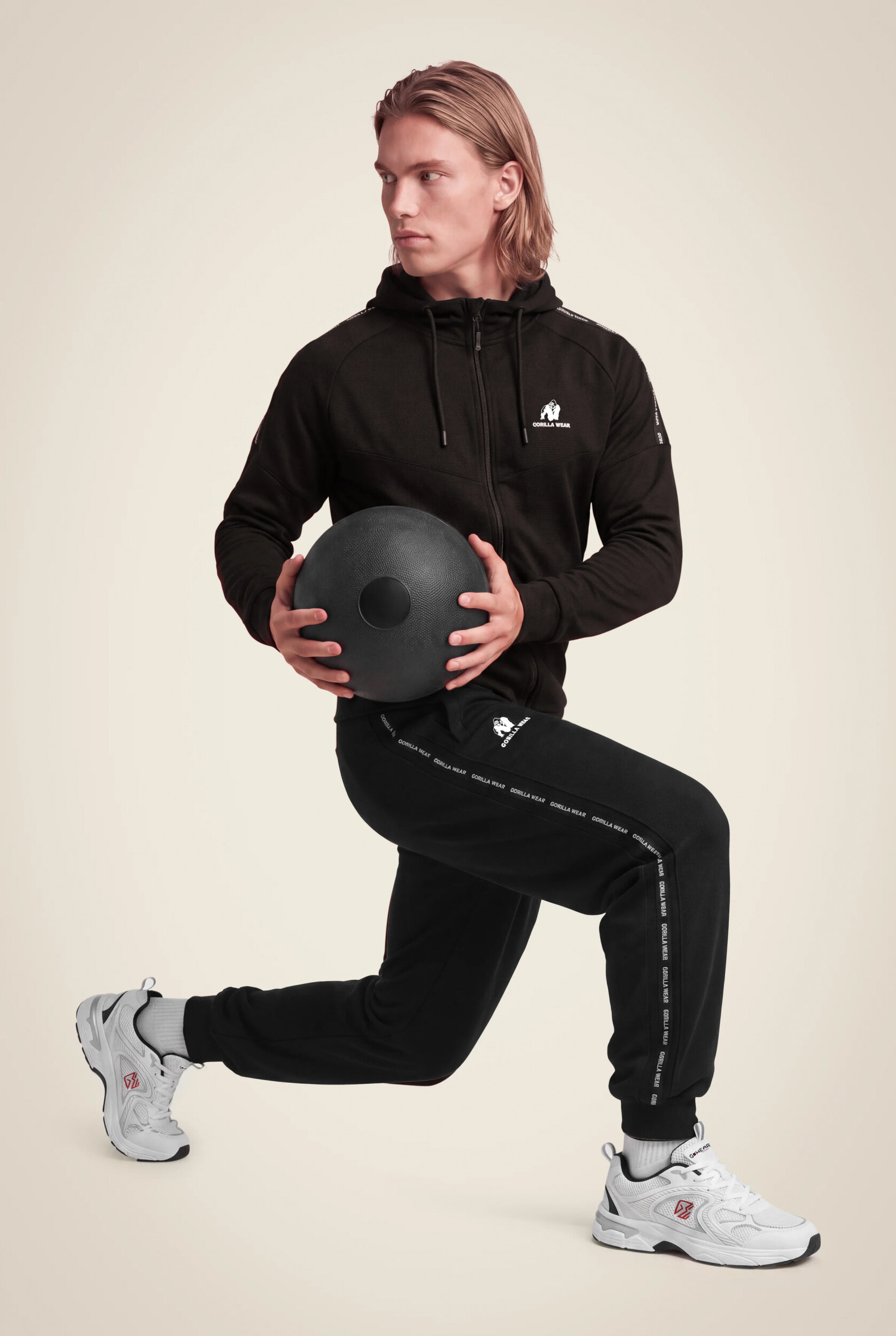 Jogging Harvey Gorilla Wear homme - Noir - vue 3