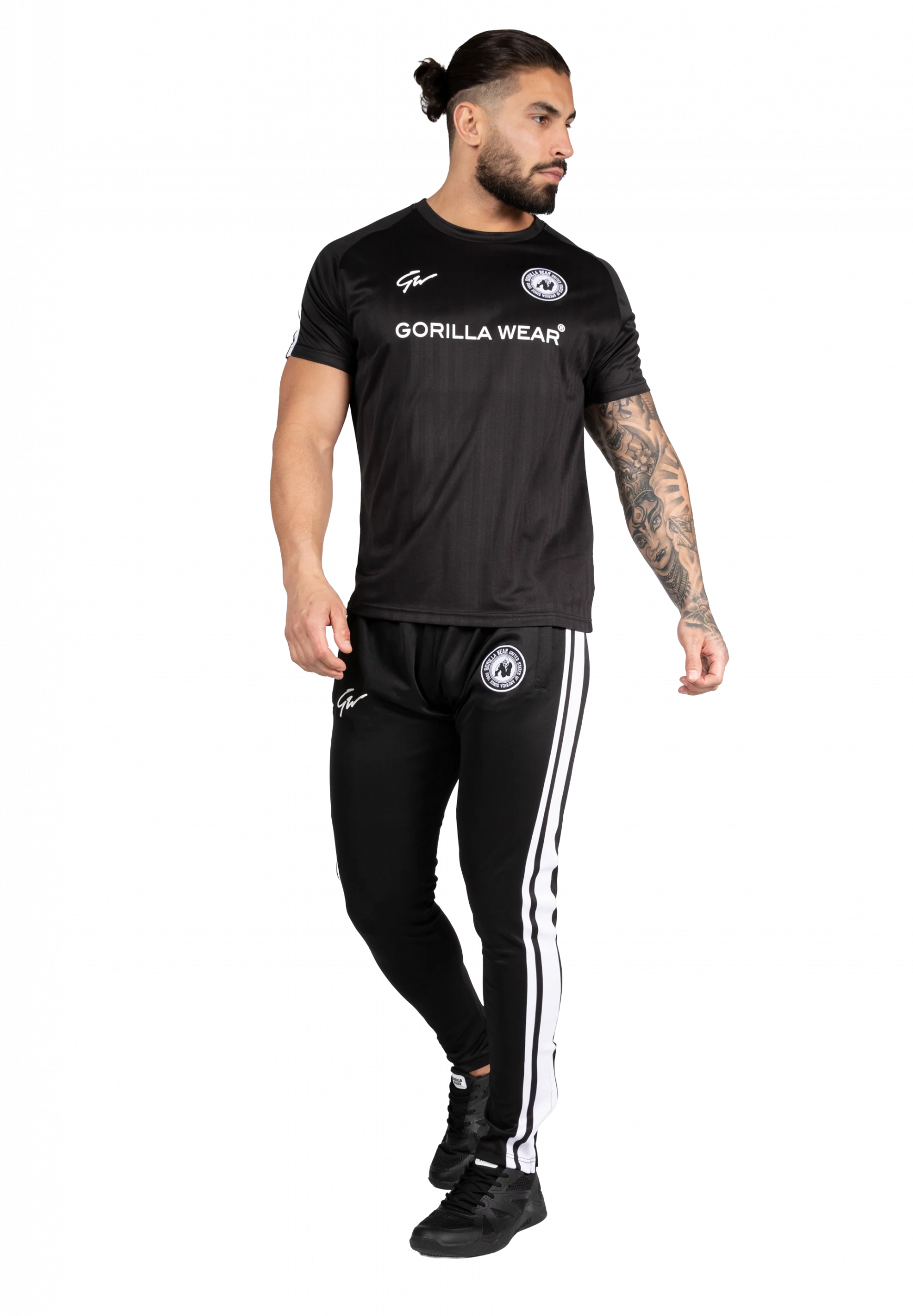 Pantalon de sport Stratford Gorilla Wear homme - Noir - vue 3