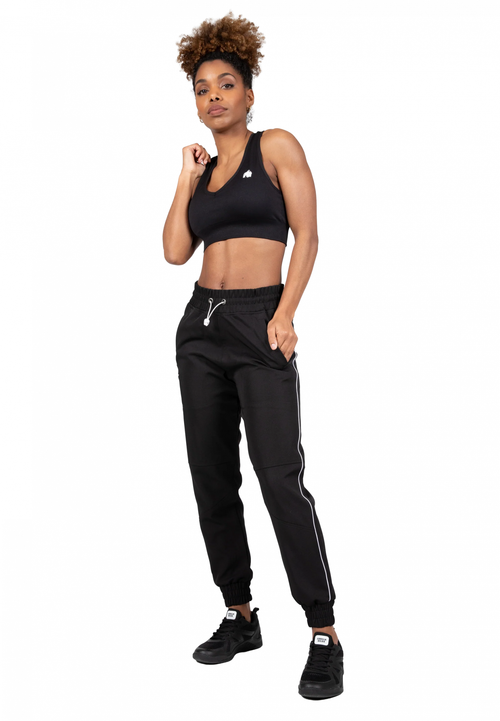 Pantalon tissé Pasadena Gorilla Wear femme - Noir - vue 3