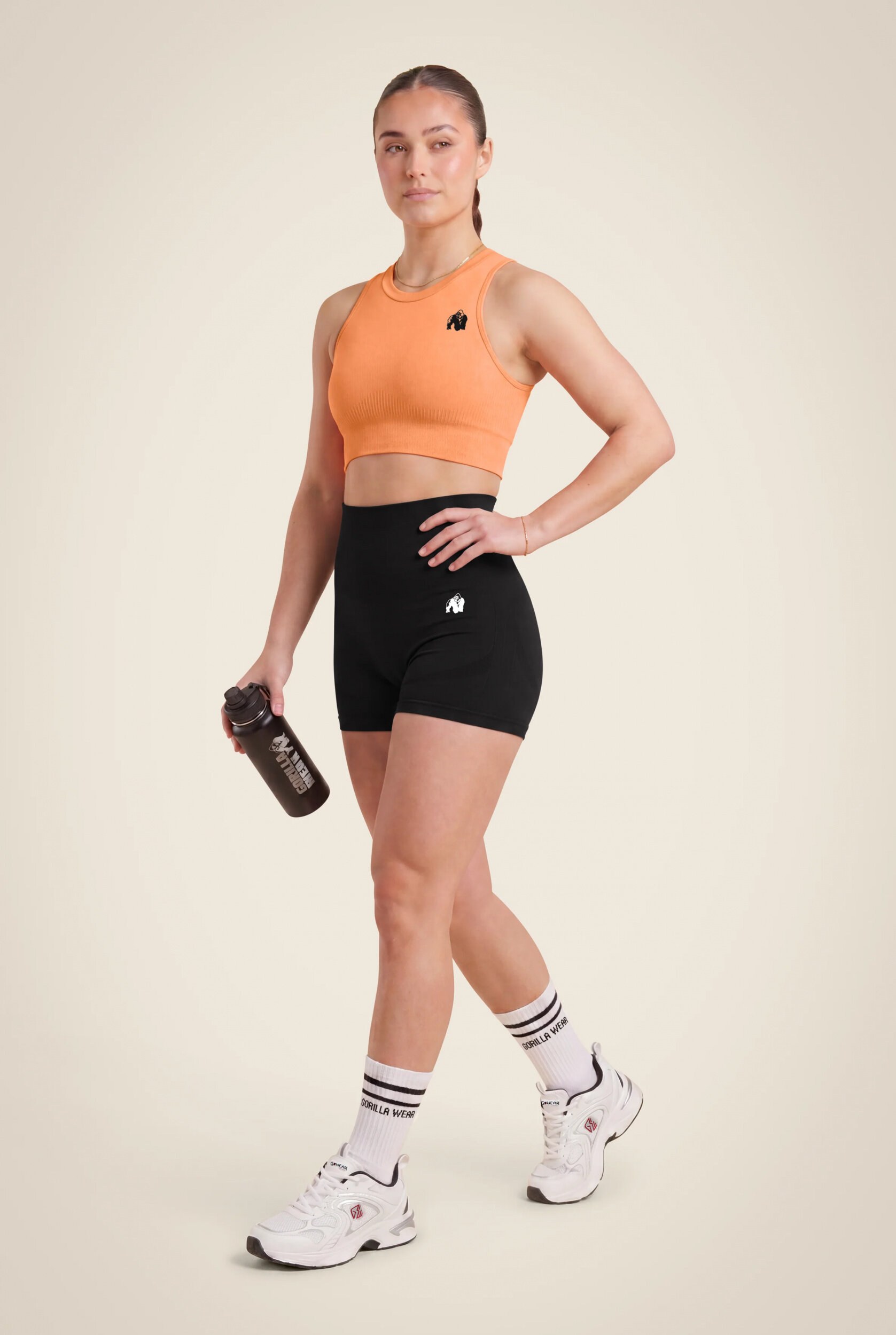 Short sans coutures Olivia Gorilla Wear femme - Noir - vue 3