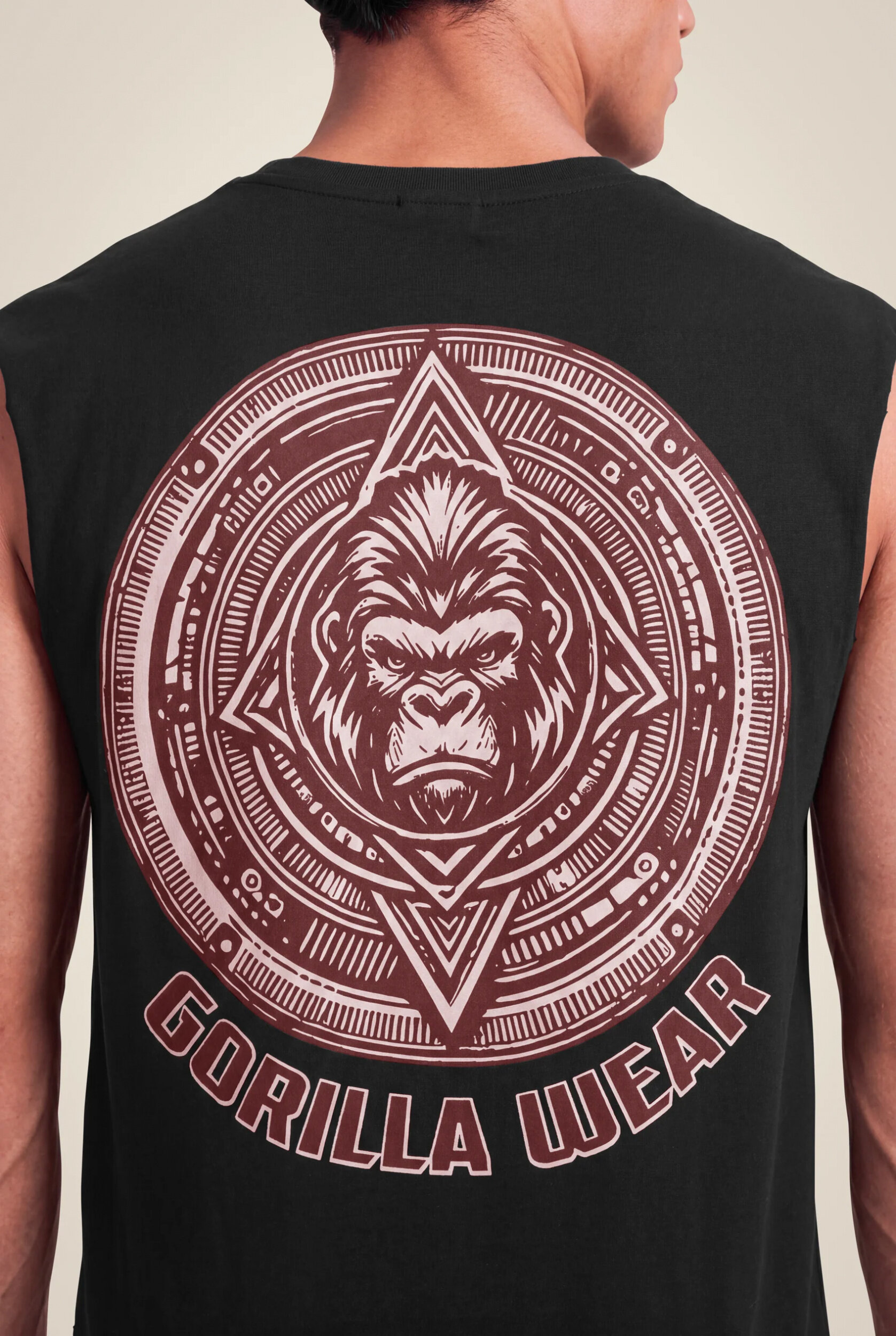 Débardeur coupé Bouse Gorilla Wear homme - Noir - vue 4