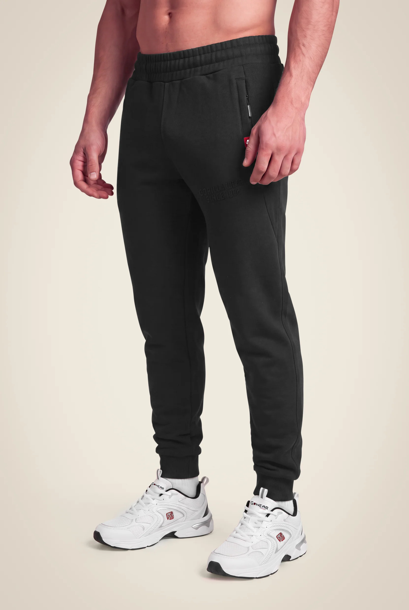 Jogging Dalton Essential Gorilla Wear homme - Noir - vue 1