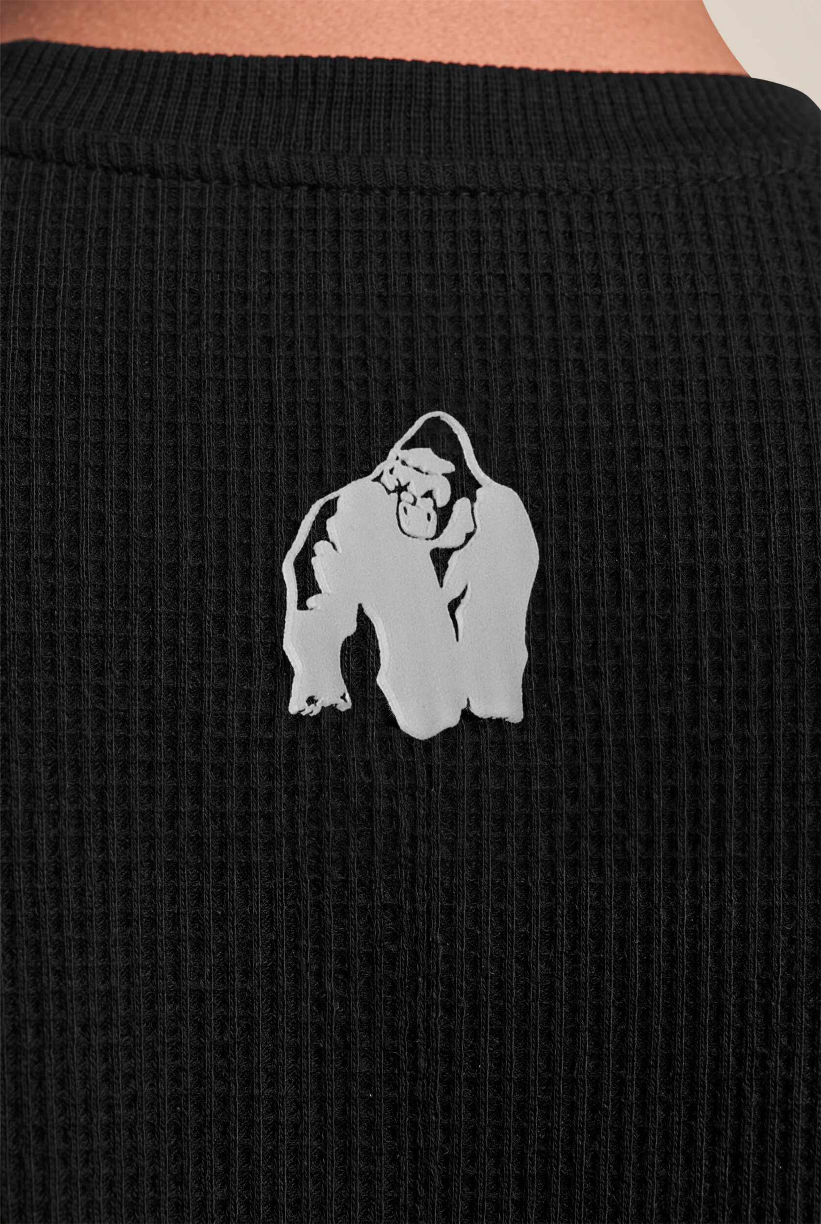 T-shirt oversize gaufré Idaho Gorilla Wear homme - Noir - vue 5