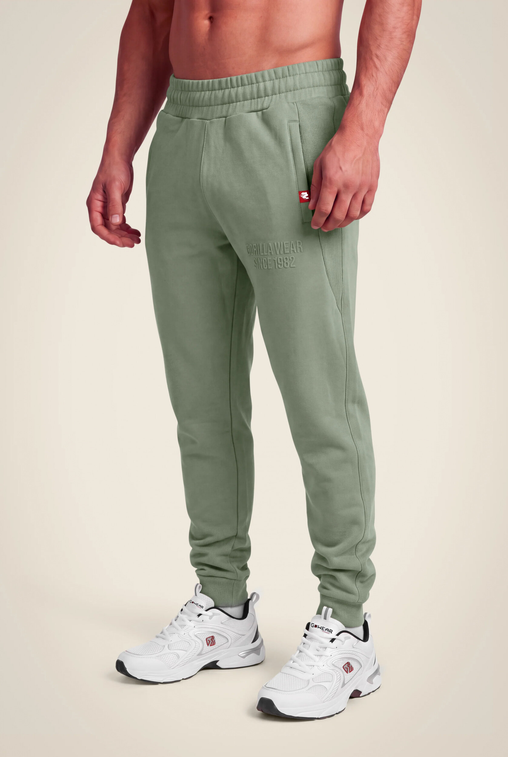 Jogging Dalton Essential Gorilla Wear homme - Vert - vue 1