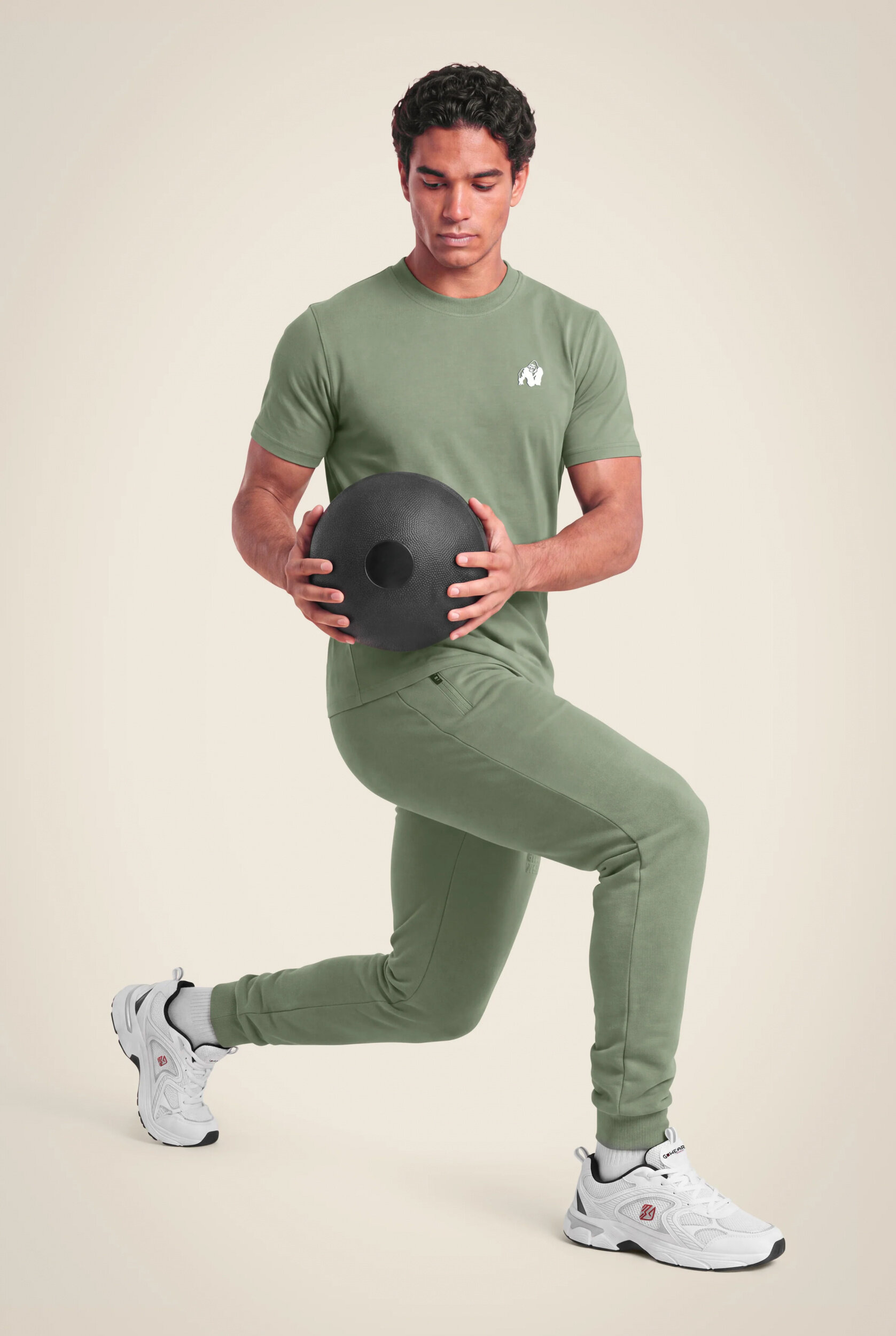 Jogging Dalton Essential Gorilla Wear homme - Vert - vue 3