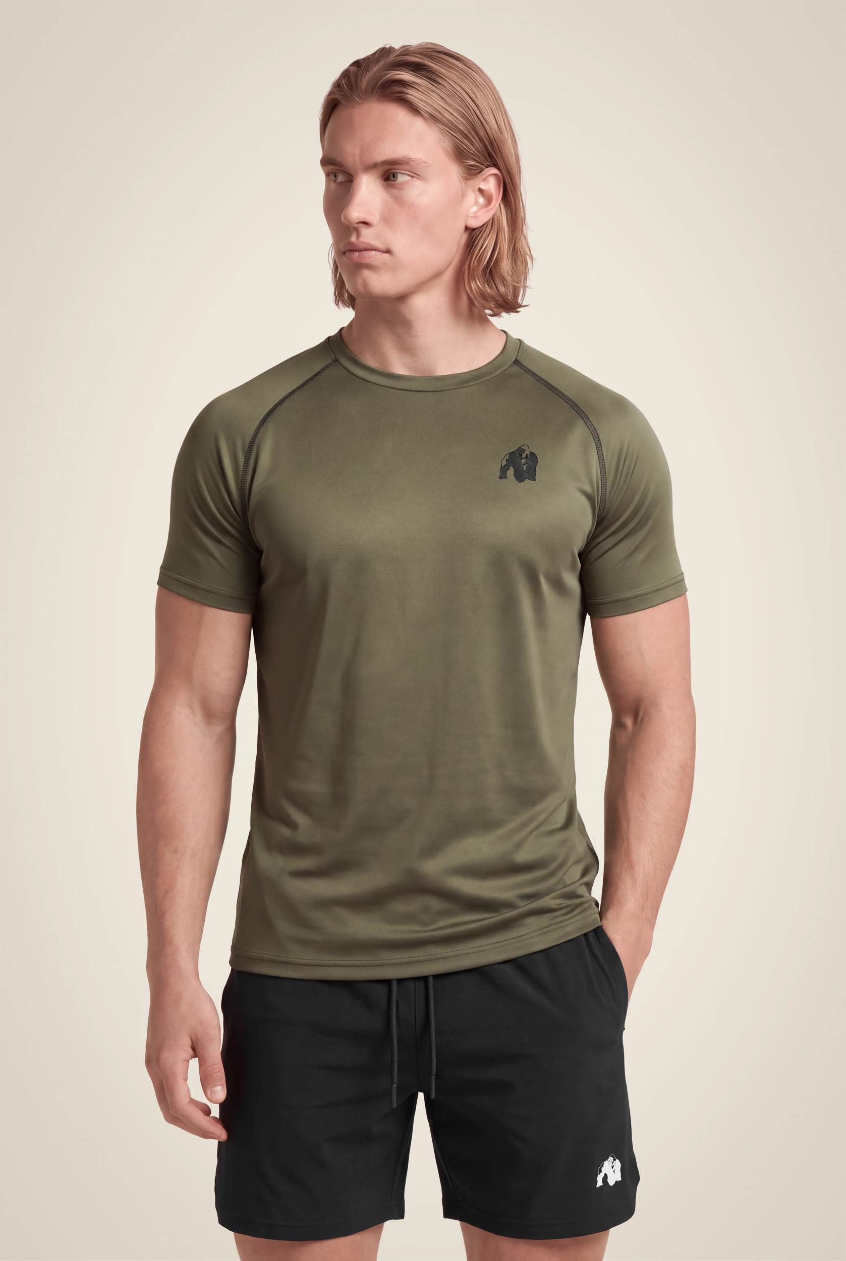 T-shirt Performance Gorilla Wear homme - Vert kaki - vue 1