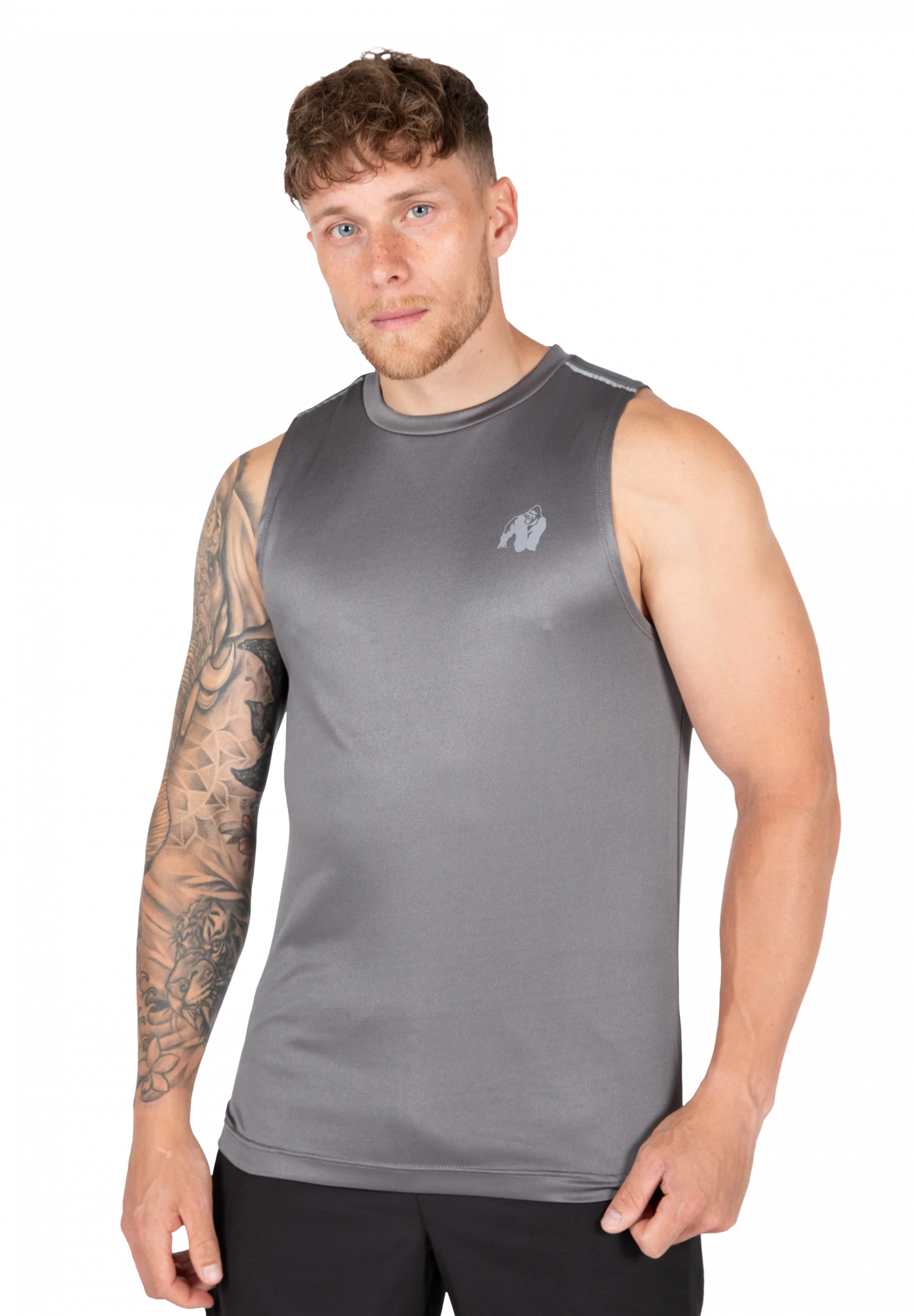 Débardeur Washington Gorilla Wear homme - Gris - vue 1