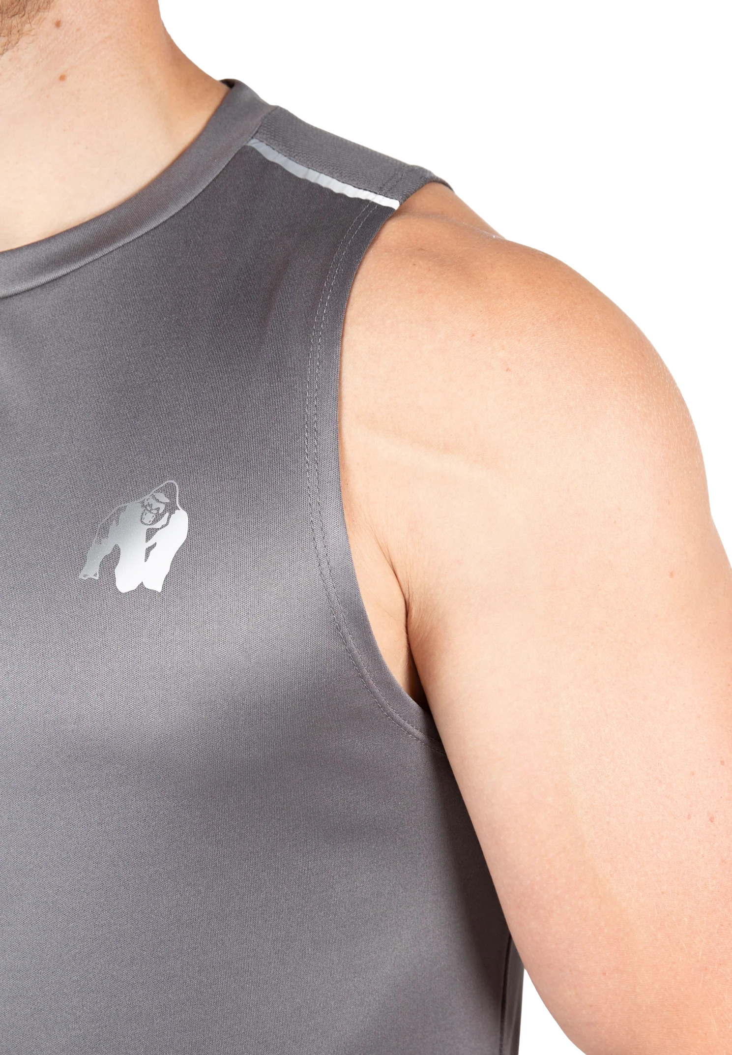 Débardeur Washington Gorilla Wear homme - Gris - vue 4