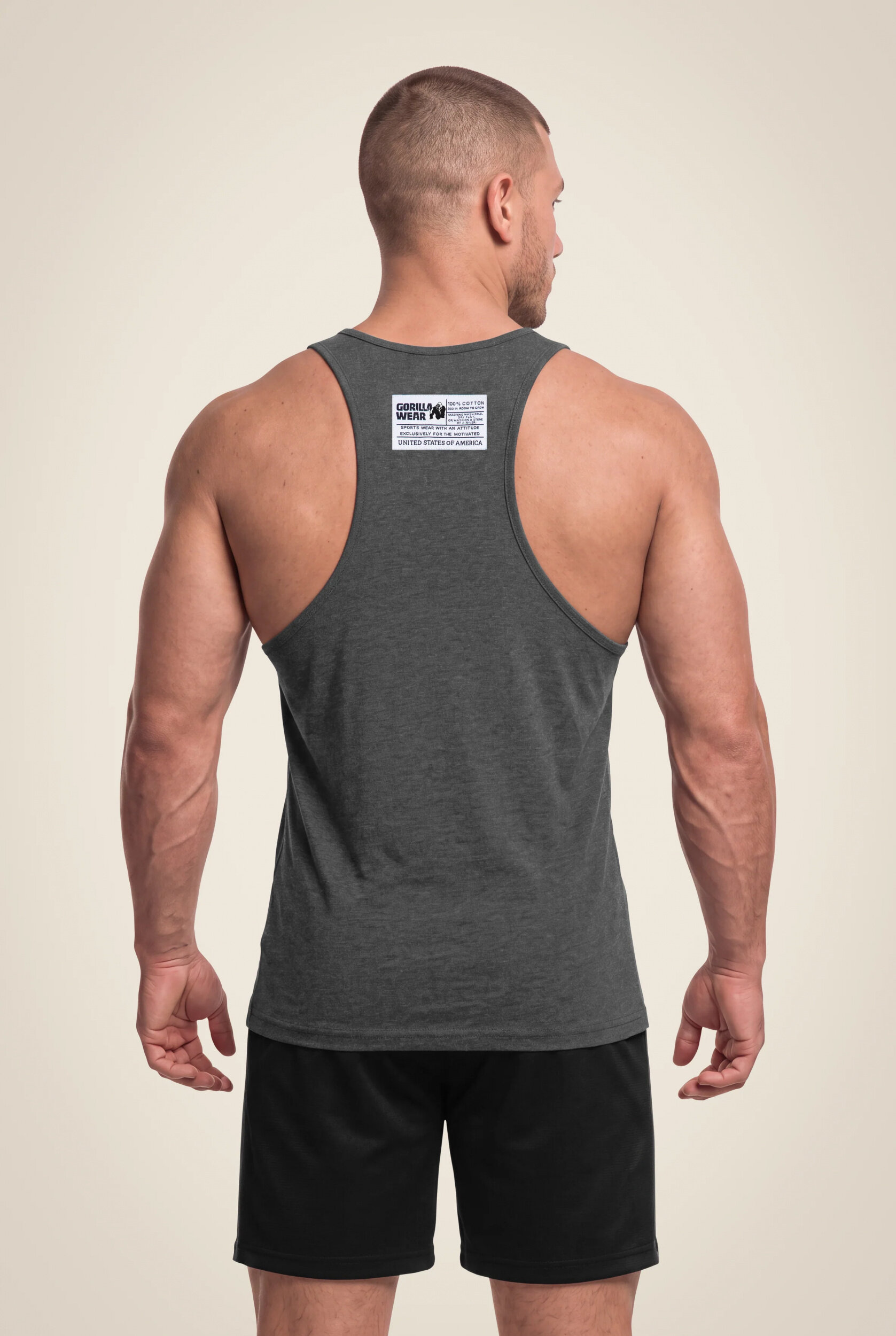 Débardeur Classic Gorilla Wear homme - Gris foncé - vue 2