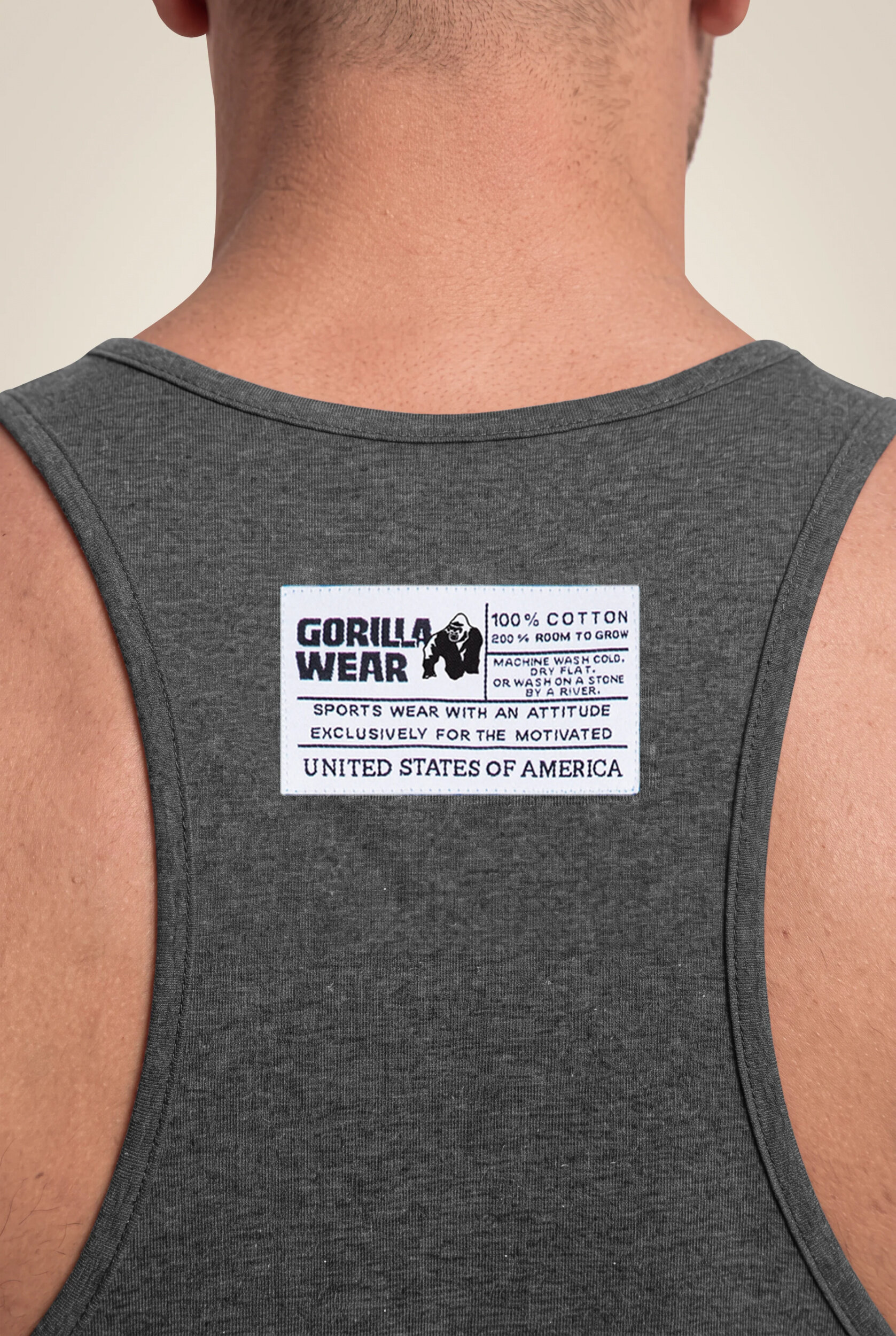 Débardeur Classic Gorilla Wear homme - Gris foncé - vue 5