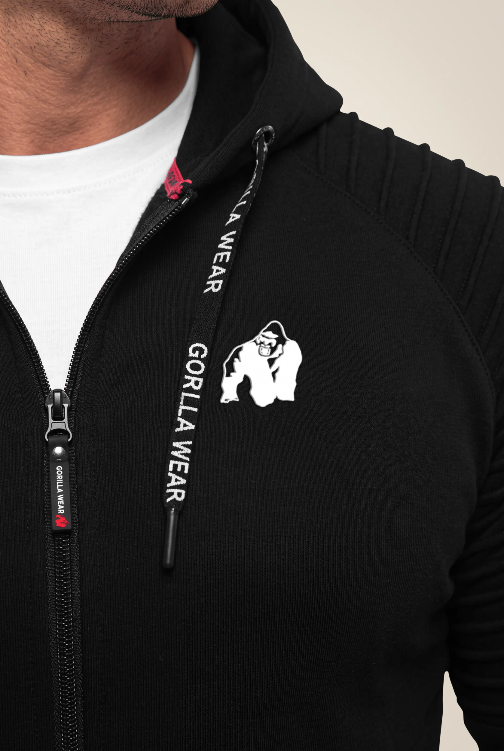 Sweat zippé Georgia Gorilla Wear homme - Noir - vue 4
