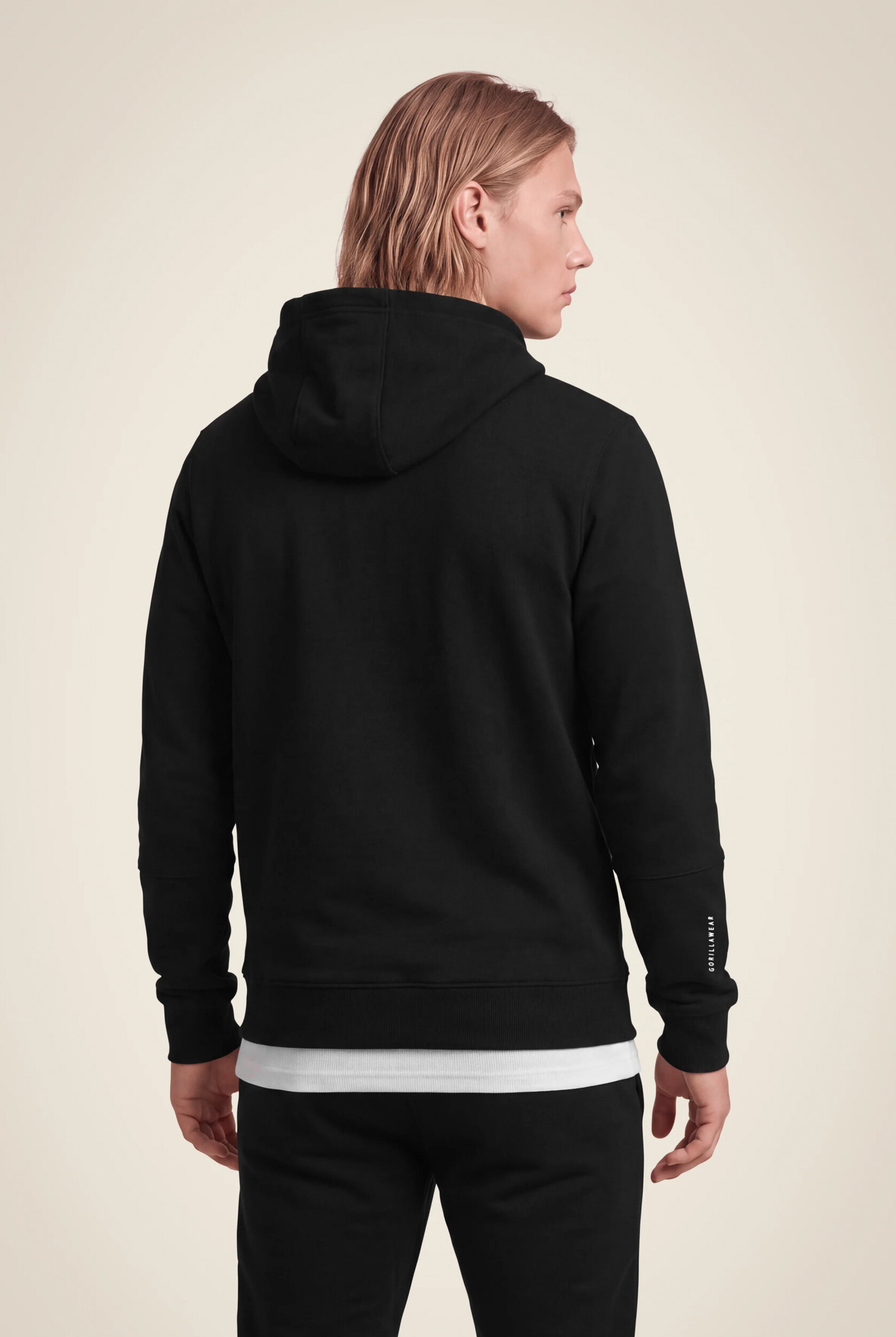 Sweat zippé Leon Gorilla Wear homme - Noir - vue 2