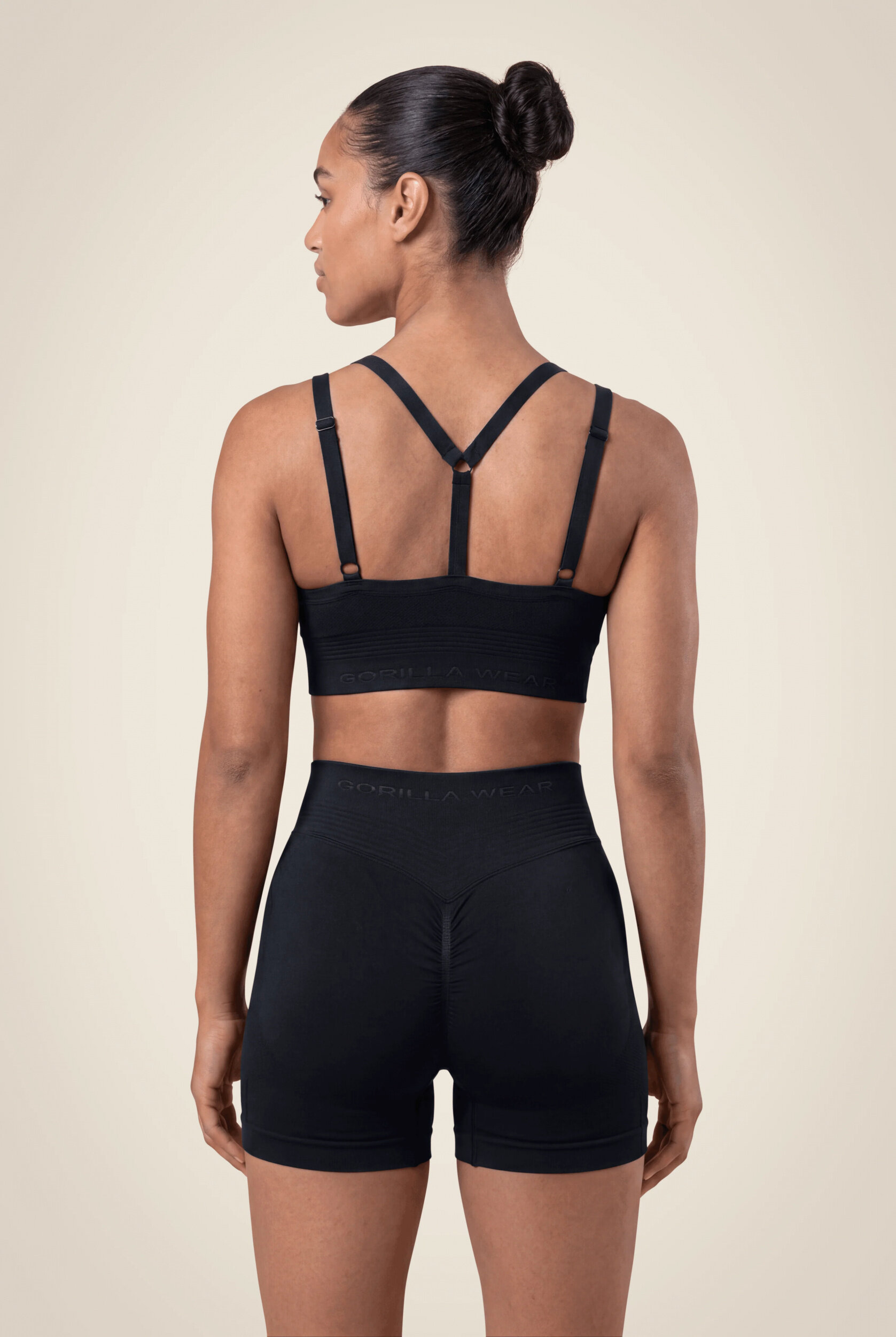 Brassière Whitney Seamless Gorilla Wear femme - Noir - vue 2
