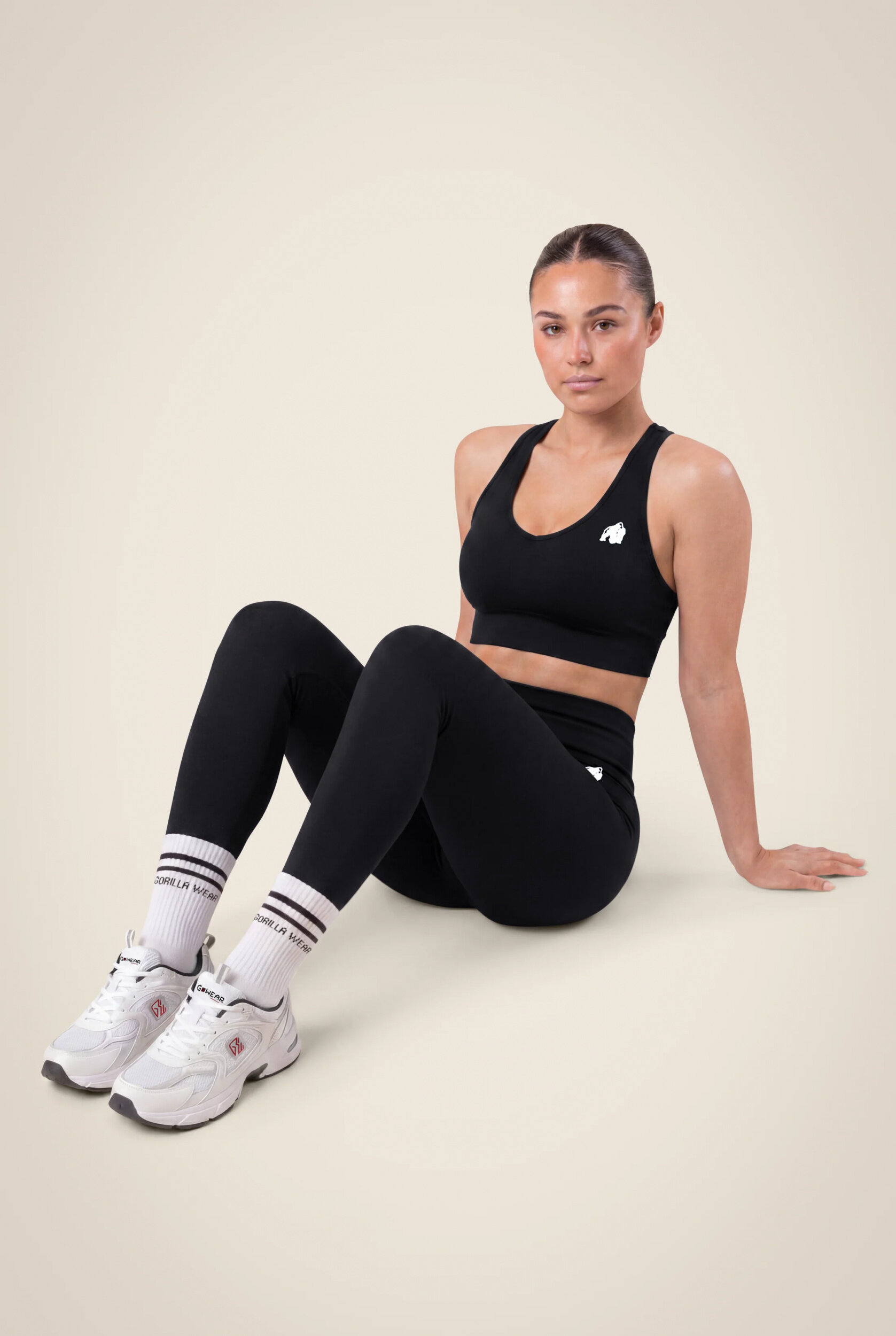 Brassière Hilton Seamless Gorilla Wear femme - Noir - vue 3