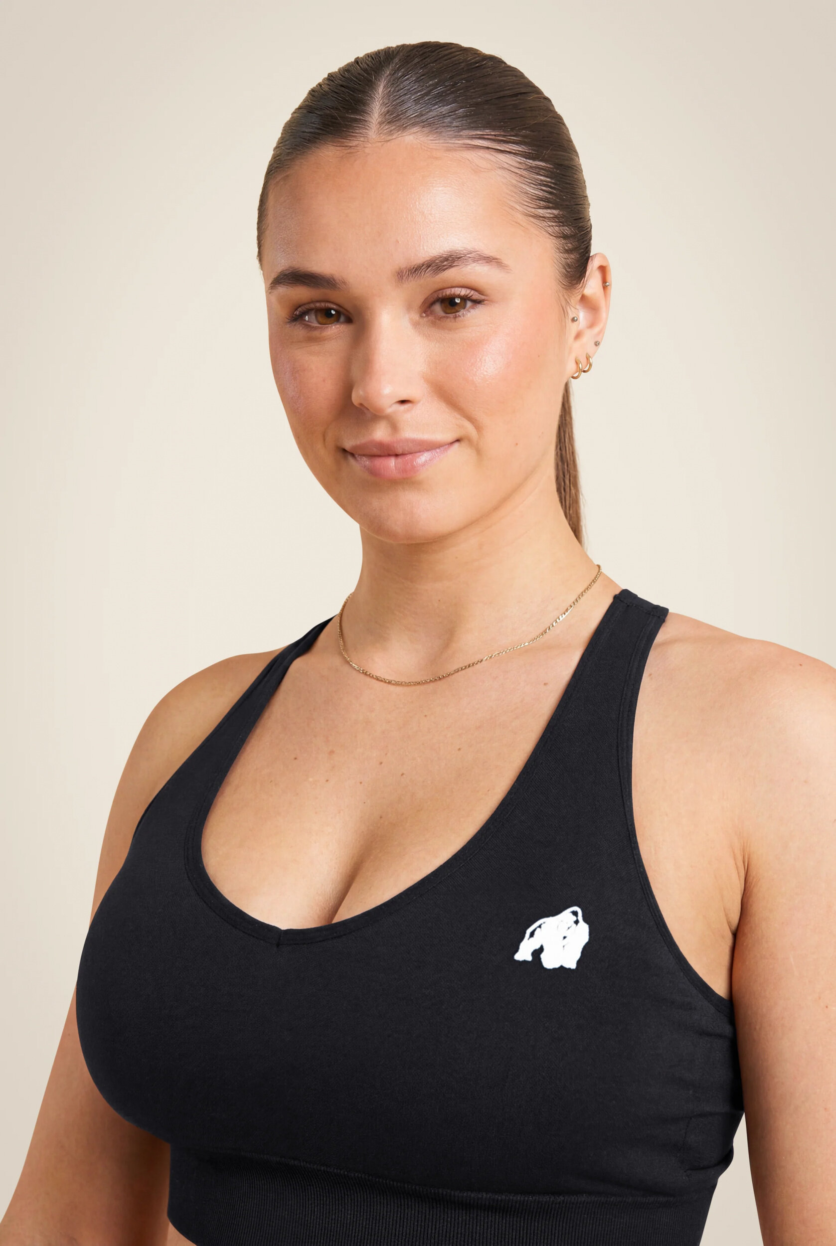 Brassière Hilton Seamless Gorilla Wear femme - Noir - vue 4