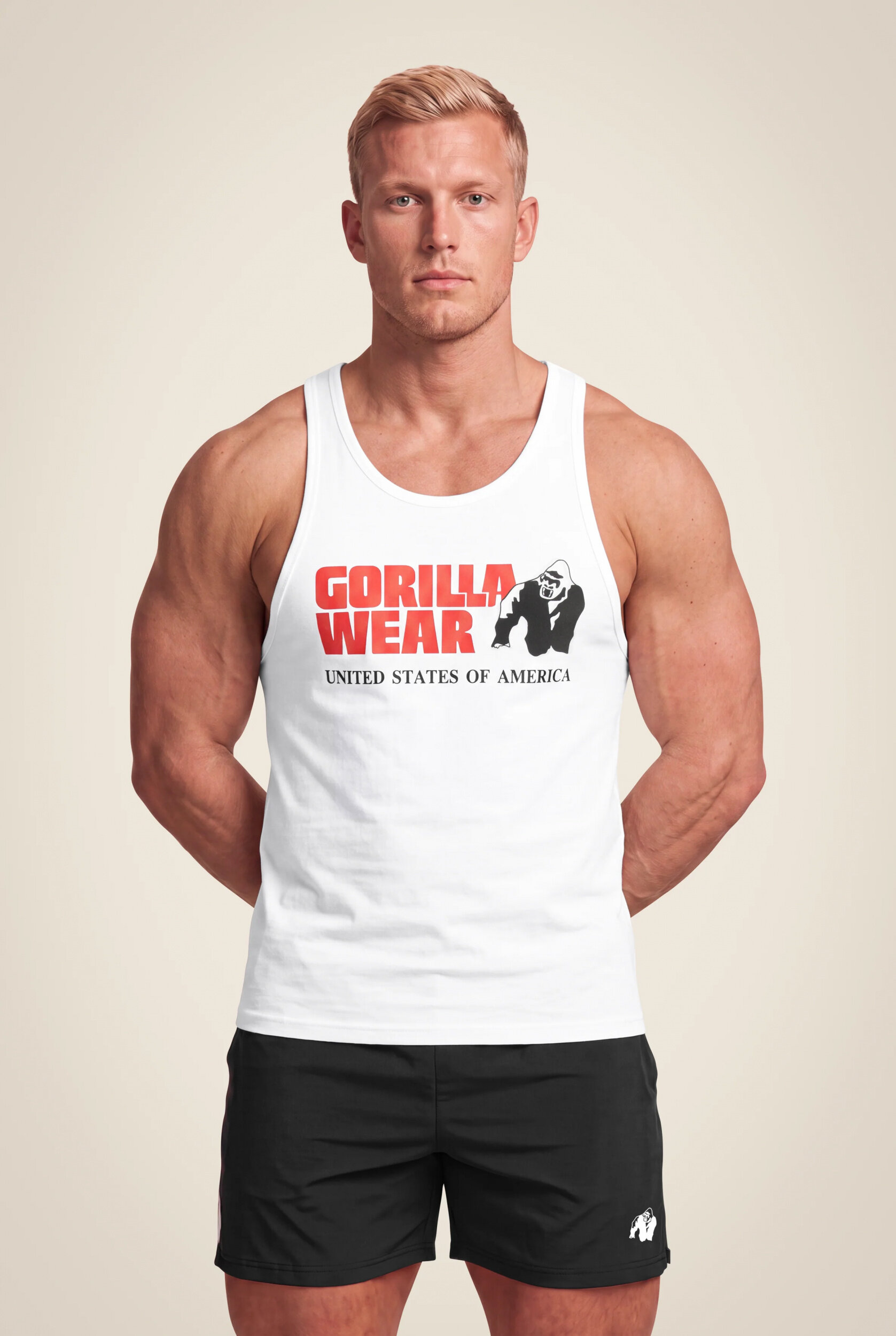 Débardeur Classic Gorilla Wear homme - Blanc - vue 1
