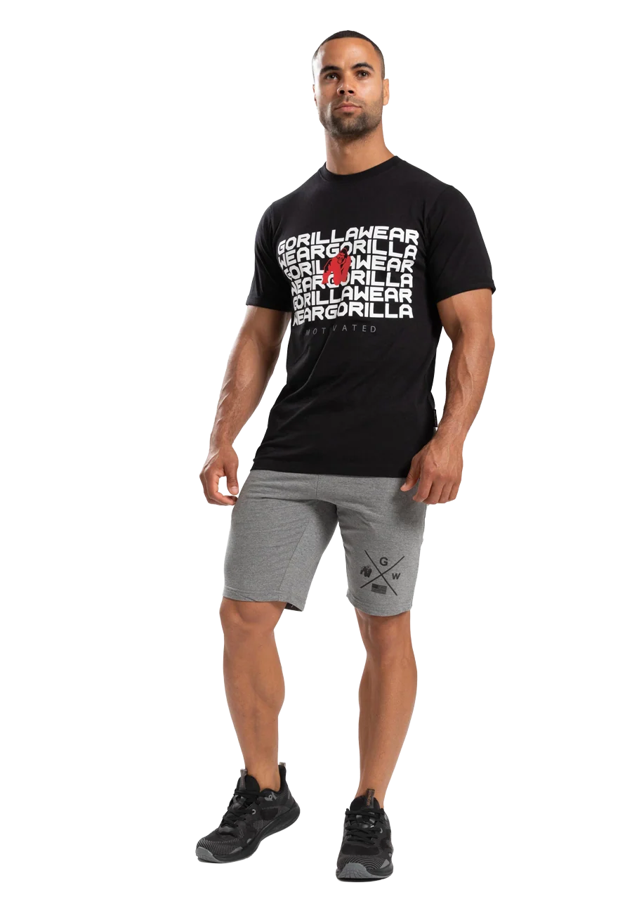 T-shirt Bradley Gorilla Wear homme - Noir, vue 3